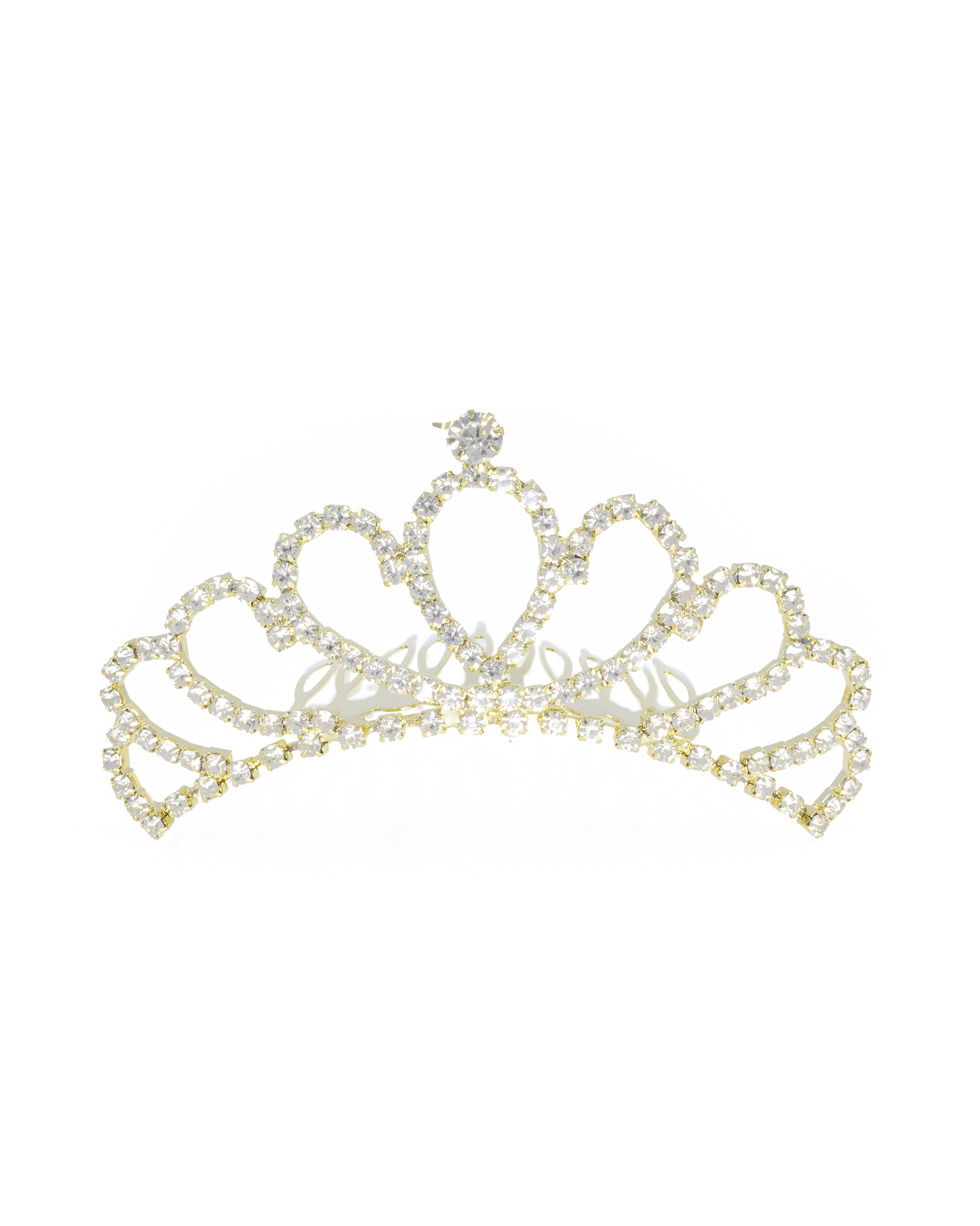 Tiara Dorada M87 Oro Laminado