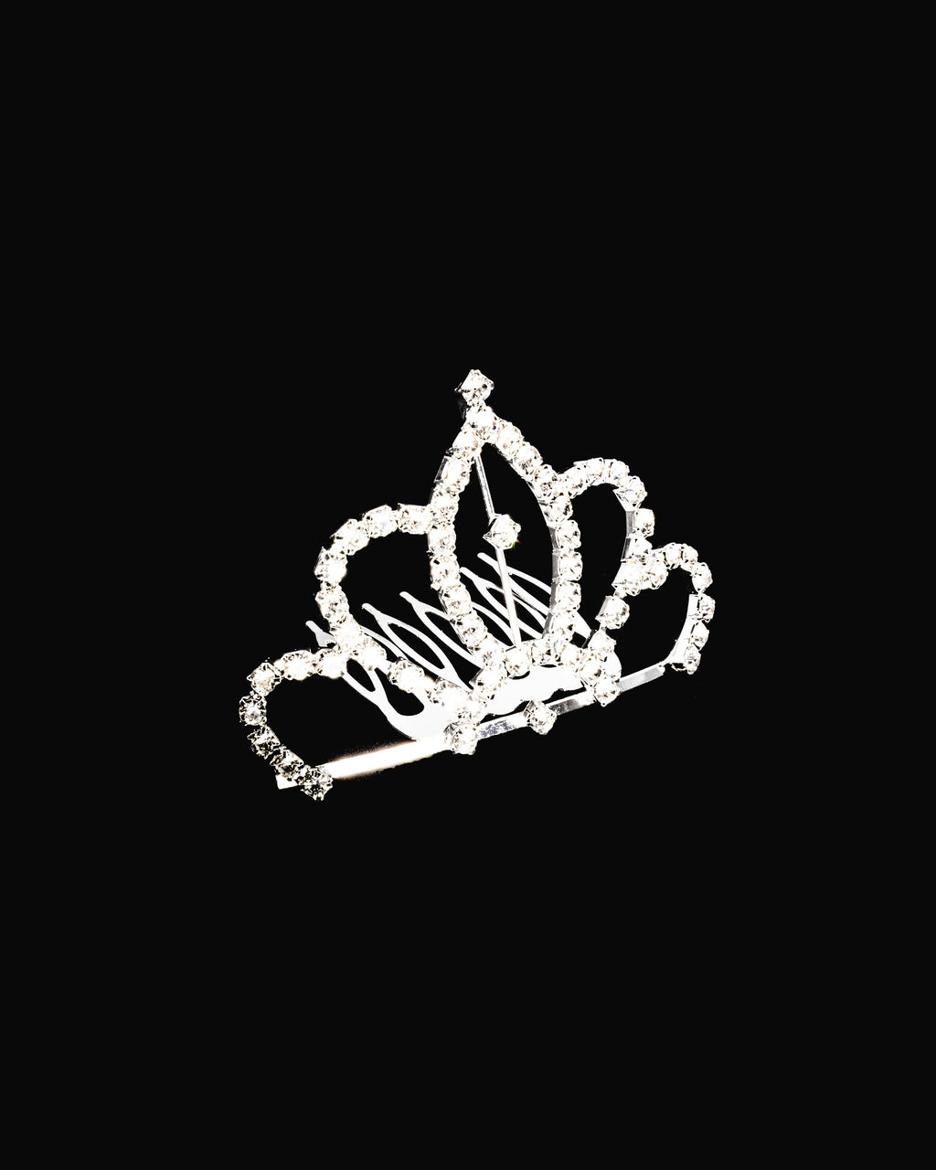 Tiara Plateada M51 Oro Laminado