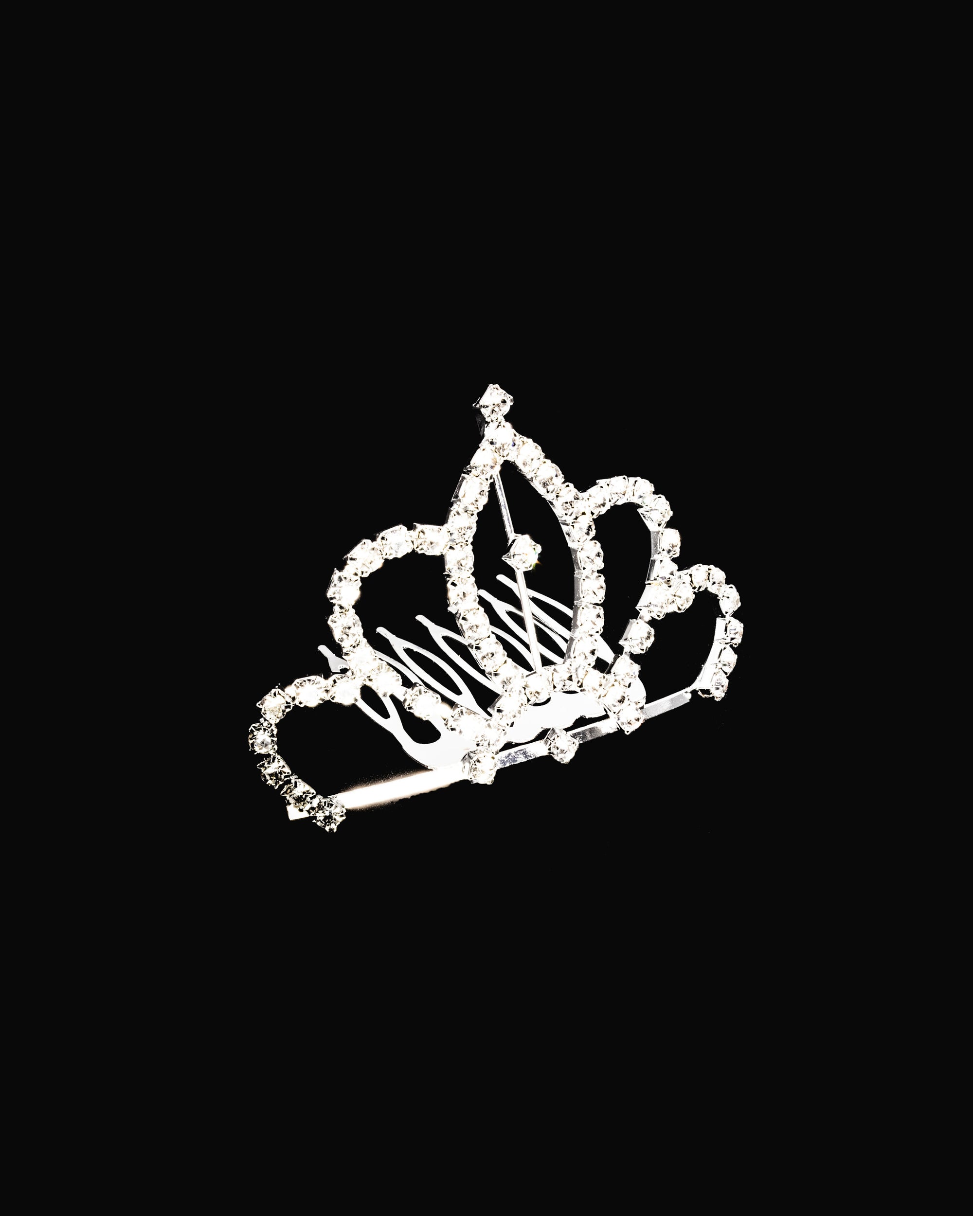Tiara Plateada M51 Oro Laminado