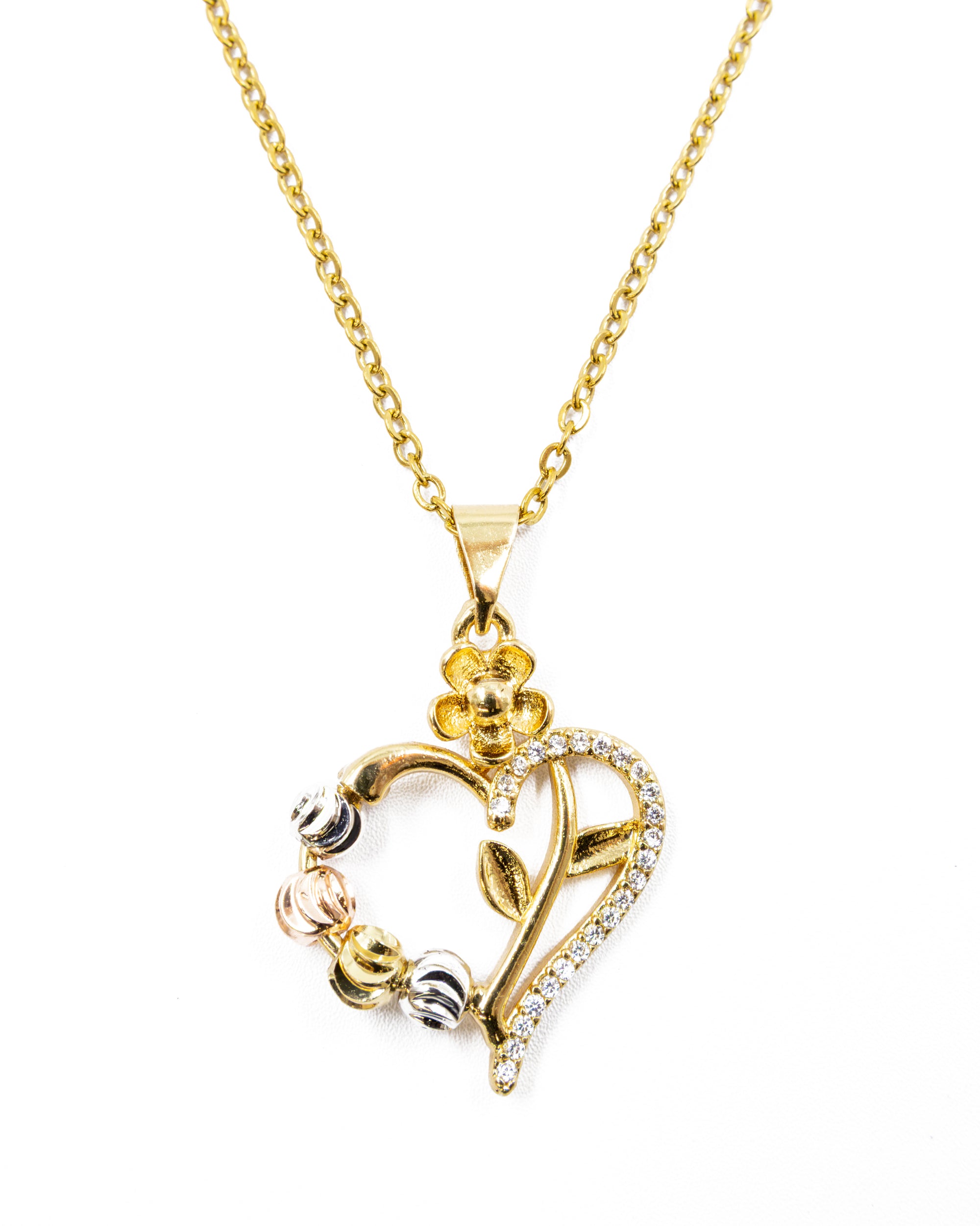 Conjunto dorado de Corazon M16 Oro Laminado