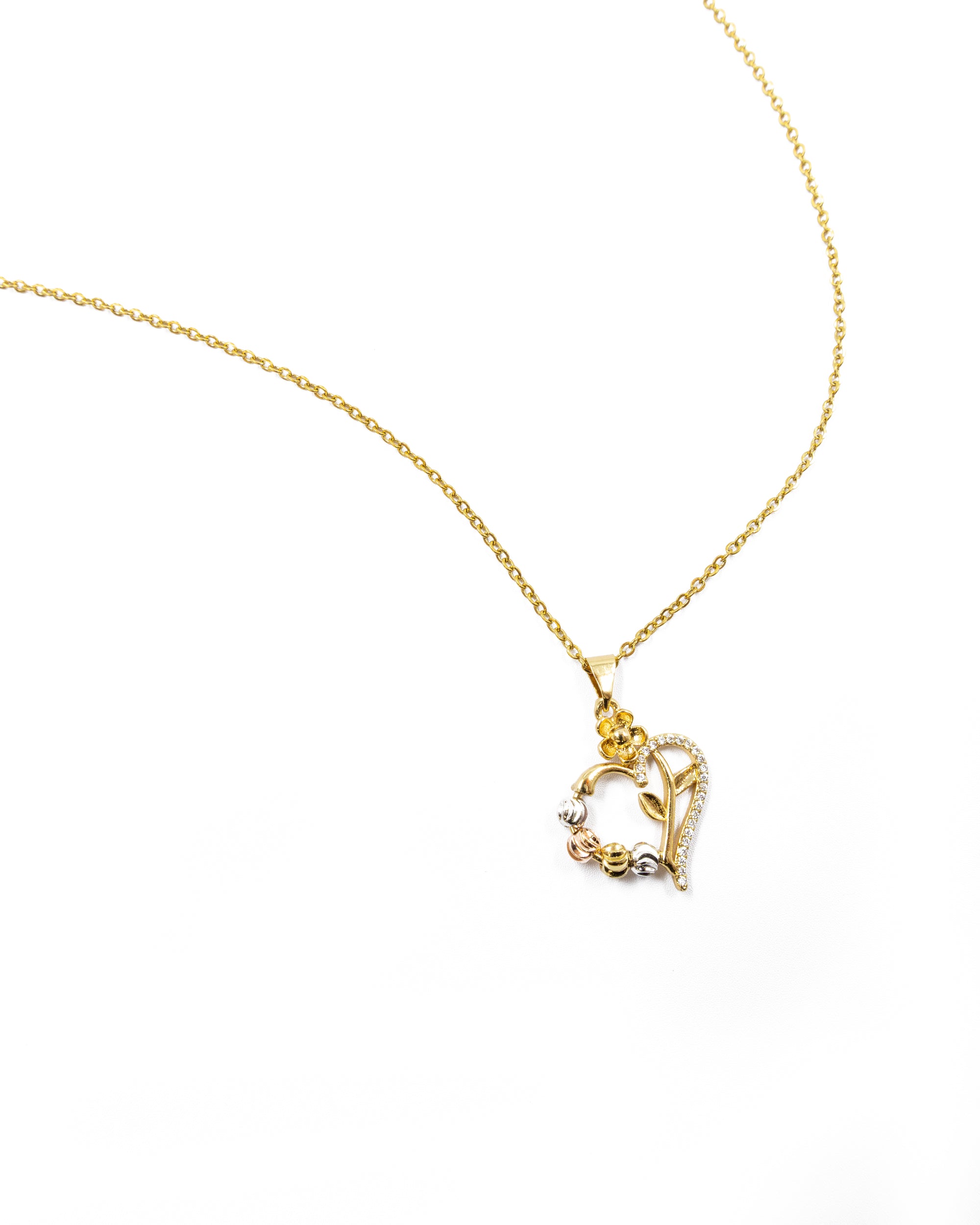 Conjunto dorado de Corazon M16 Oro Laminado