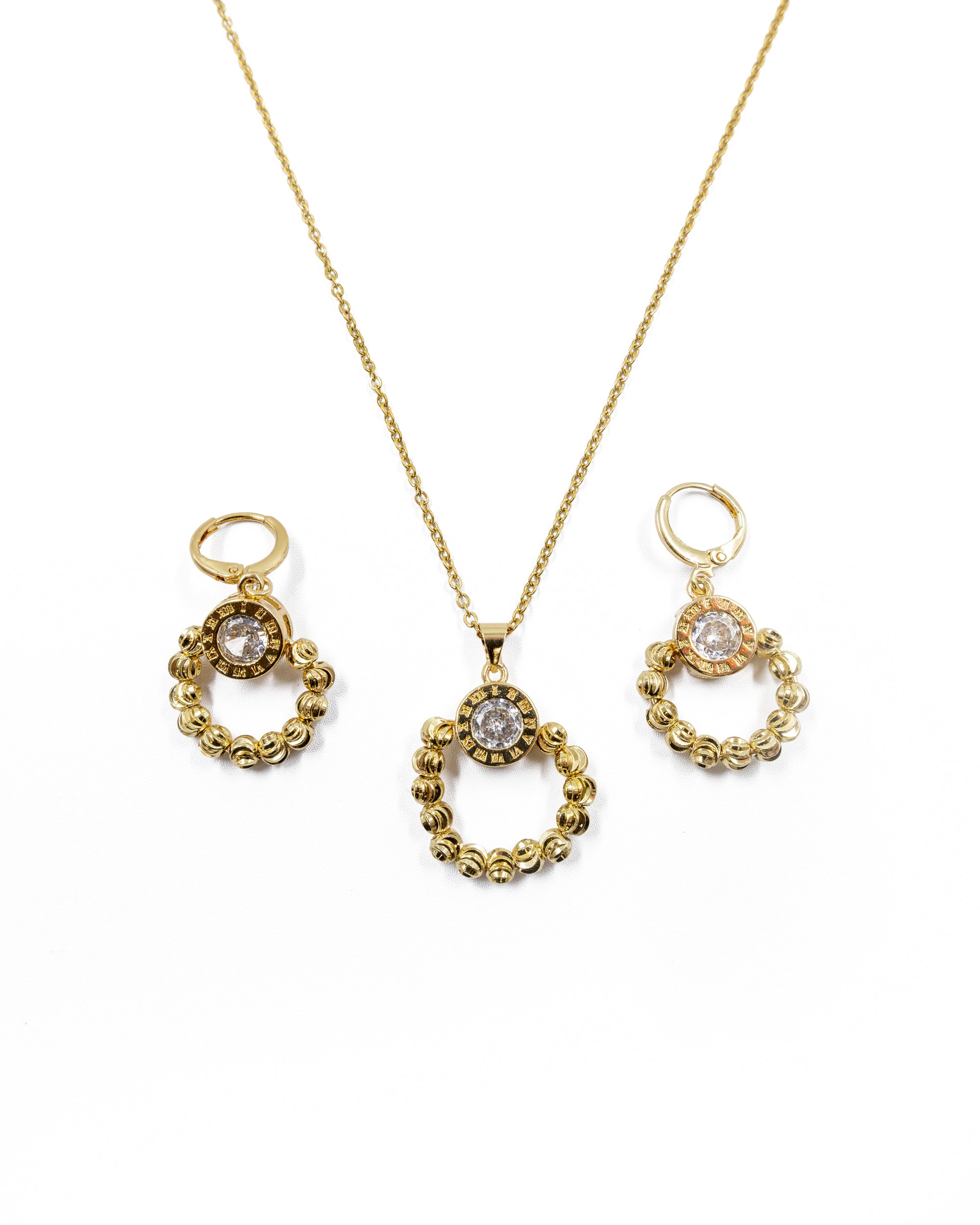Conjunto dorado de Reloj M17 Oro Laminado