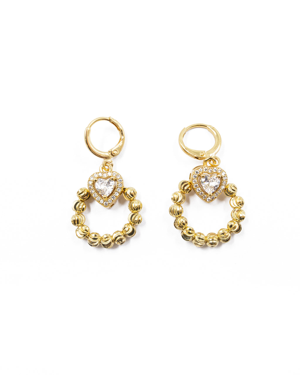 Conjunto dorado de Corazon M22 Oro Laminado