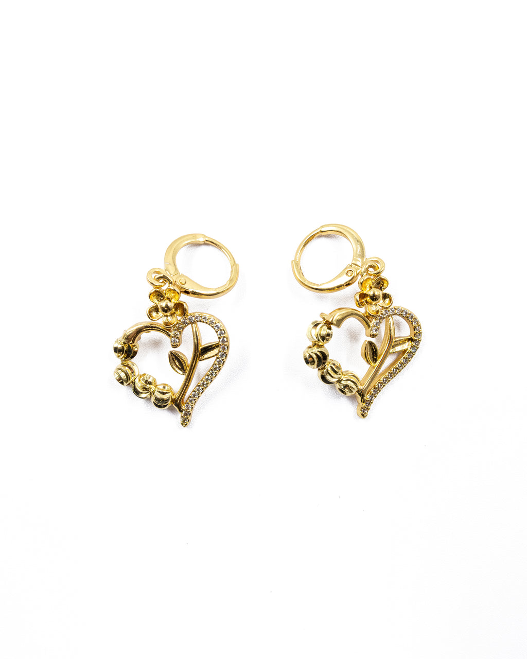 Conjunto dorado de Corazon M27 Oro Laminado