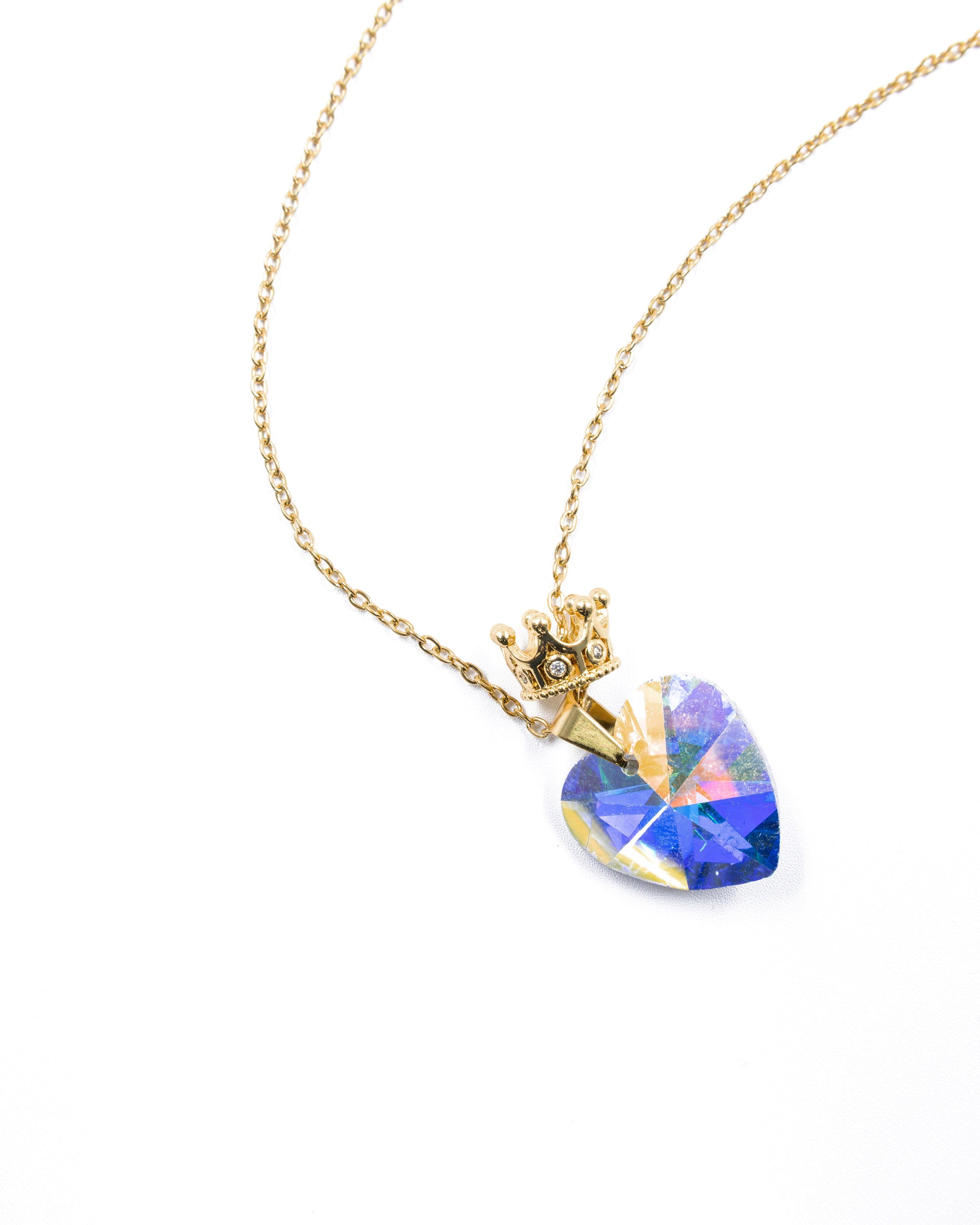 Conjunto dorado de Corazon M13 Acero Inoxidable