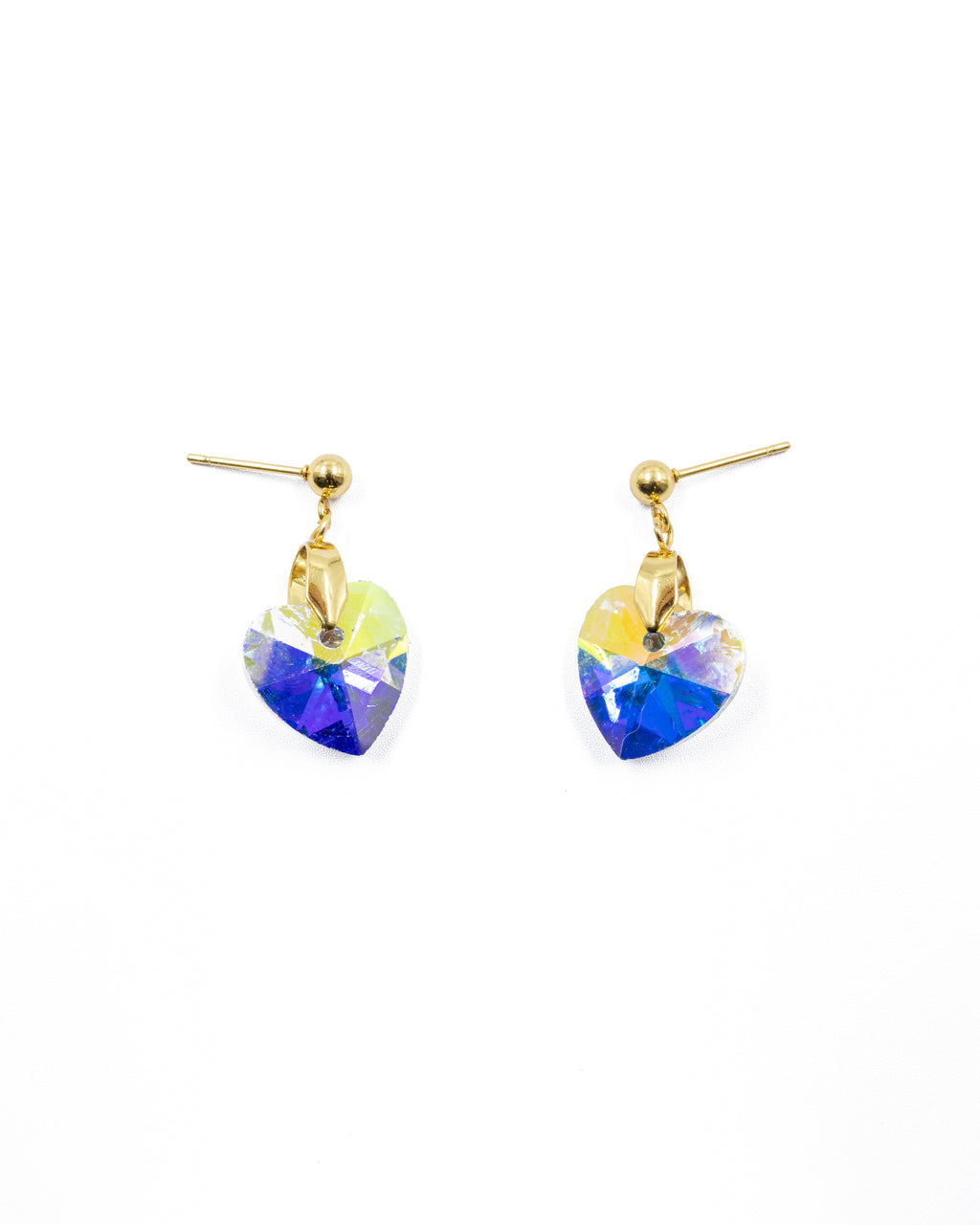 Conjunto dorado de Corazon M13 Acero Inoxidable