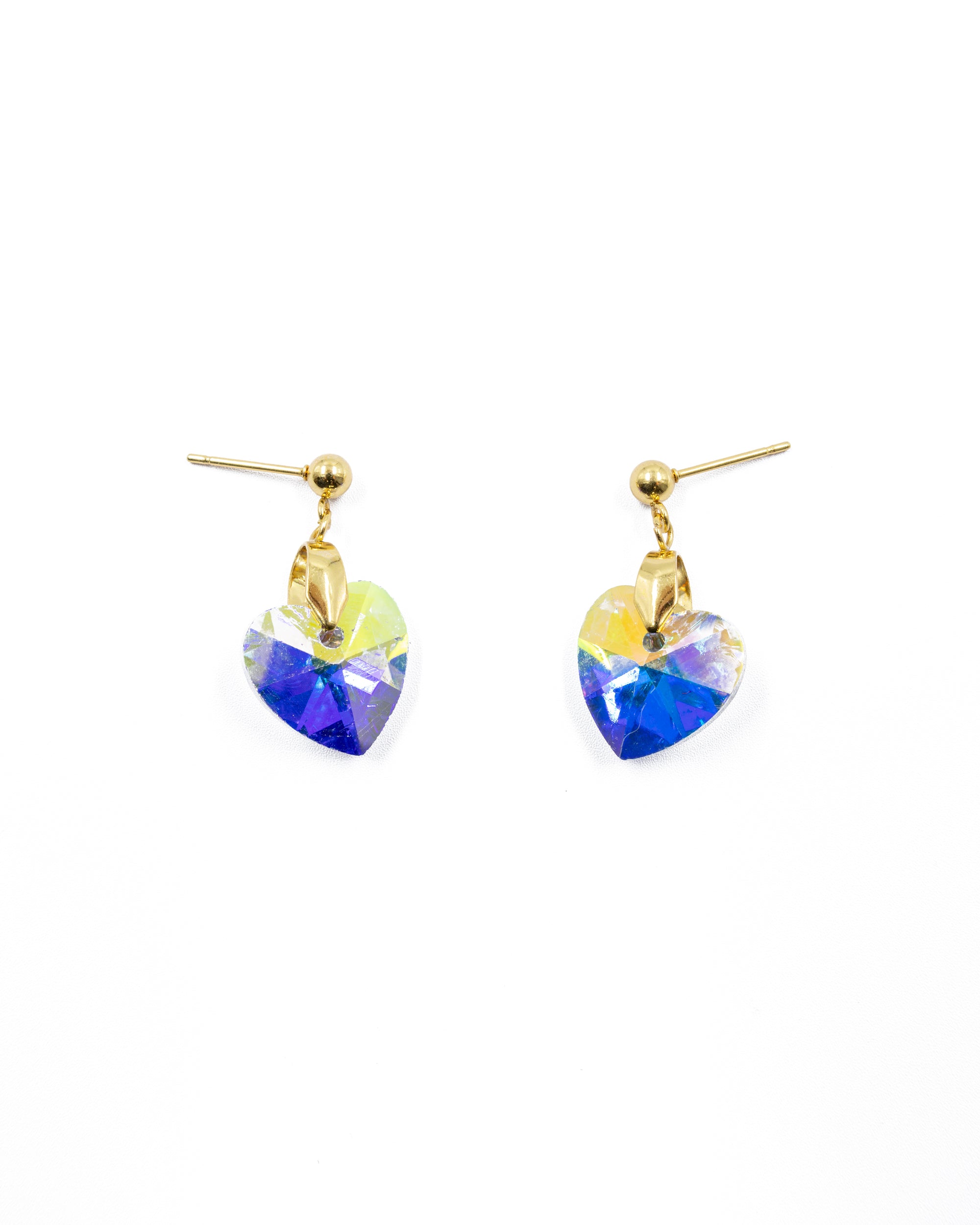 Conjunto dorado de Corazon M13 Acero Inoxidable