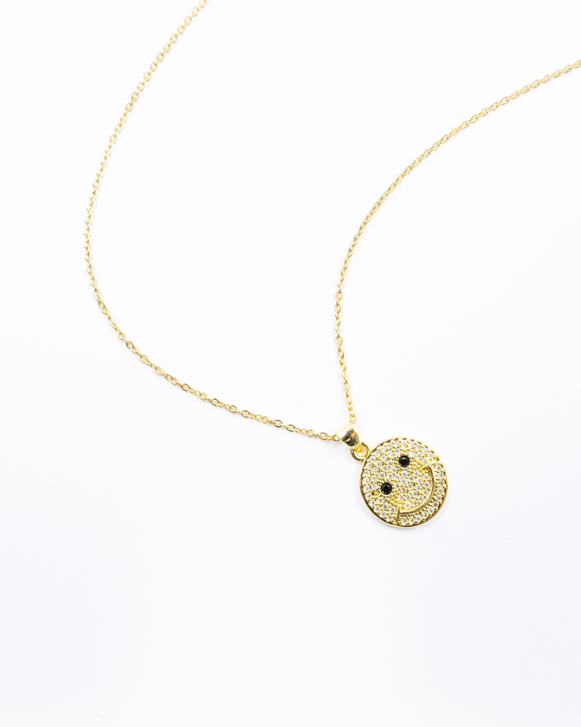 Conjunto dorado de carita sonriente M2 Acero Inoxidable