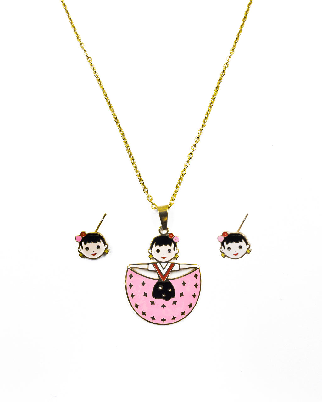 Conjunto de Bailarina Mexicana M1 Acero Inoxidable