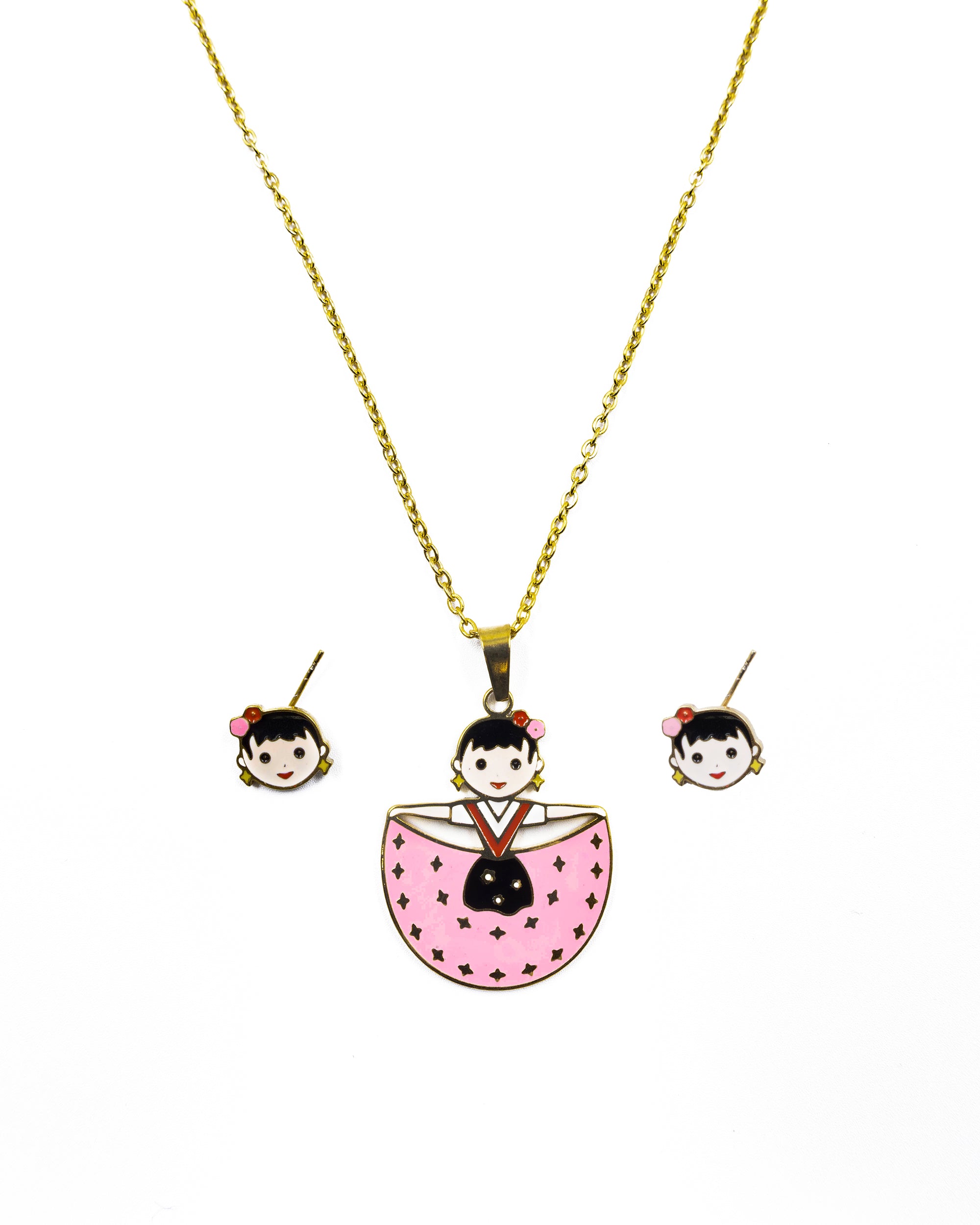 Conjunto de Bailarina Mexicana M1 Acero Inoxidable