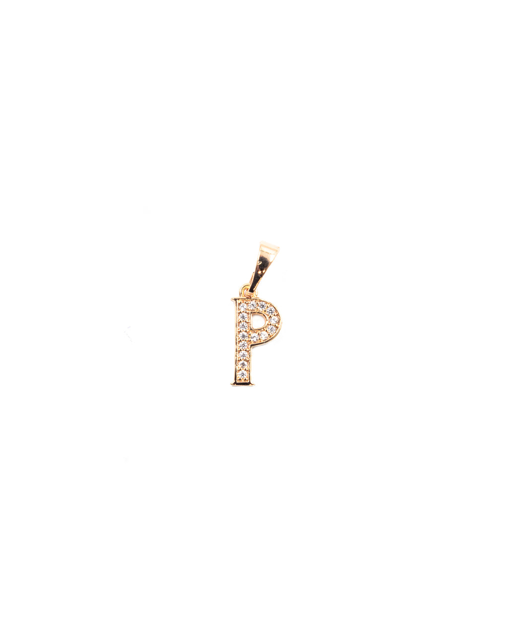 Dije de Letra P M1 Oro Laminado