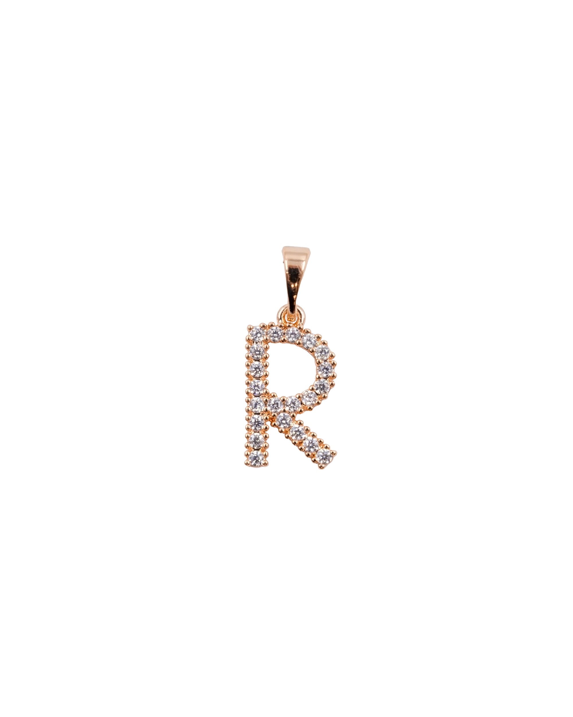 Dije de Letra R M2 - Oro laminado