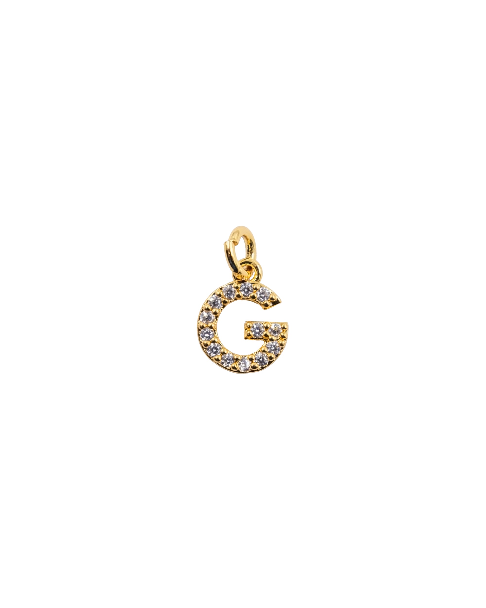 Dije de Letra G M3 - Paquete de 6 - Oro laminado