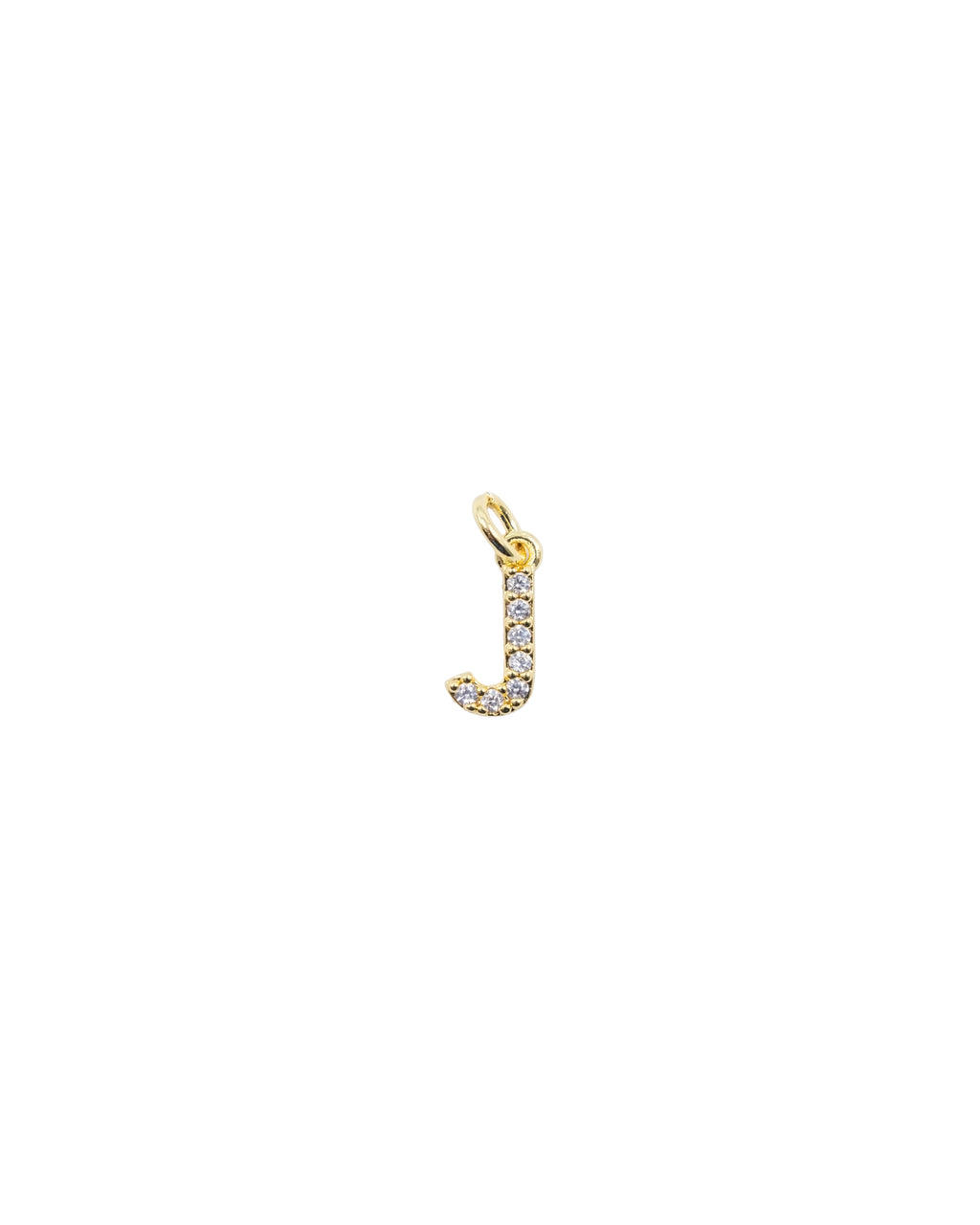 Dije de Letra J M3 - Paquete de 6 - Oro laminado