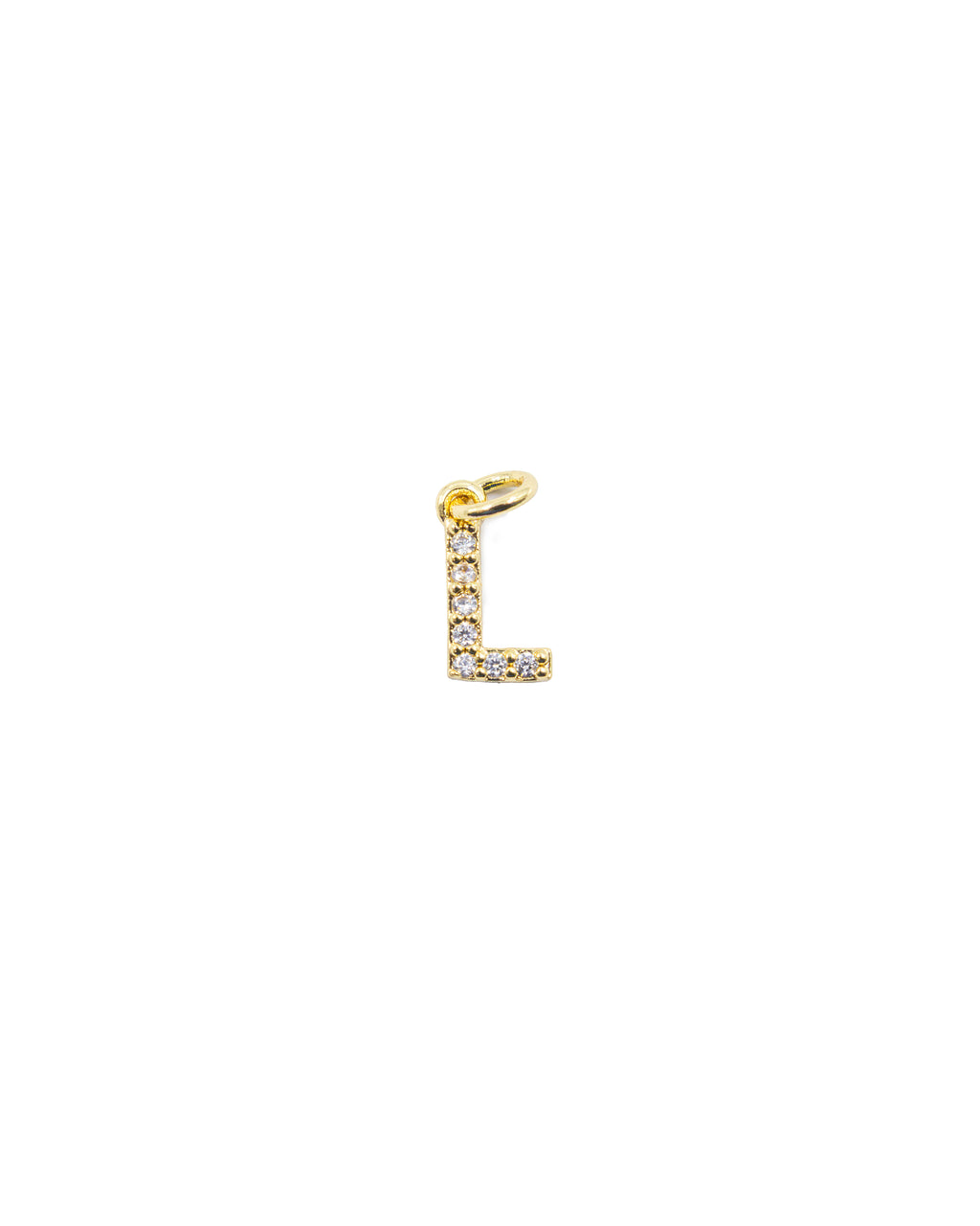 Dije de Letra L M3 - Paquete de 6 - Oro laminado