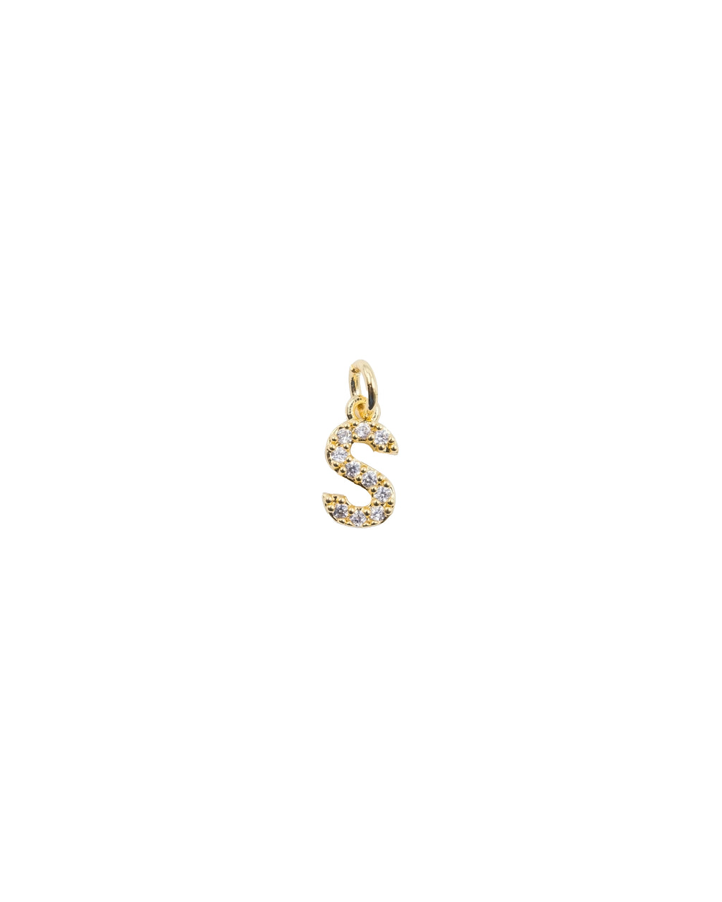 Dije de Letra S M3 - Paquete de 6 - Oro laminado
