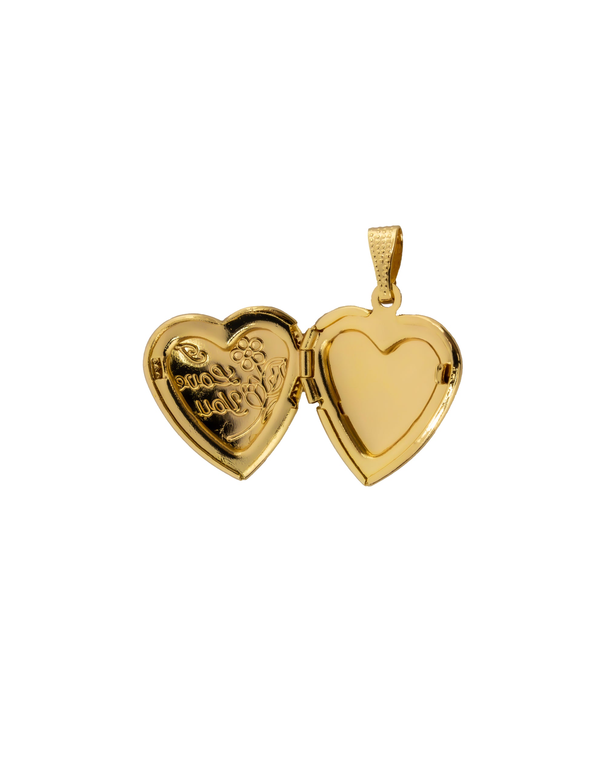 DIJE DE RELICARIO M2 ORO LAMINADO