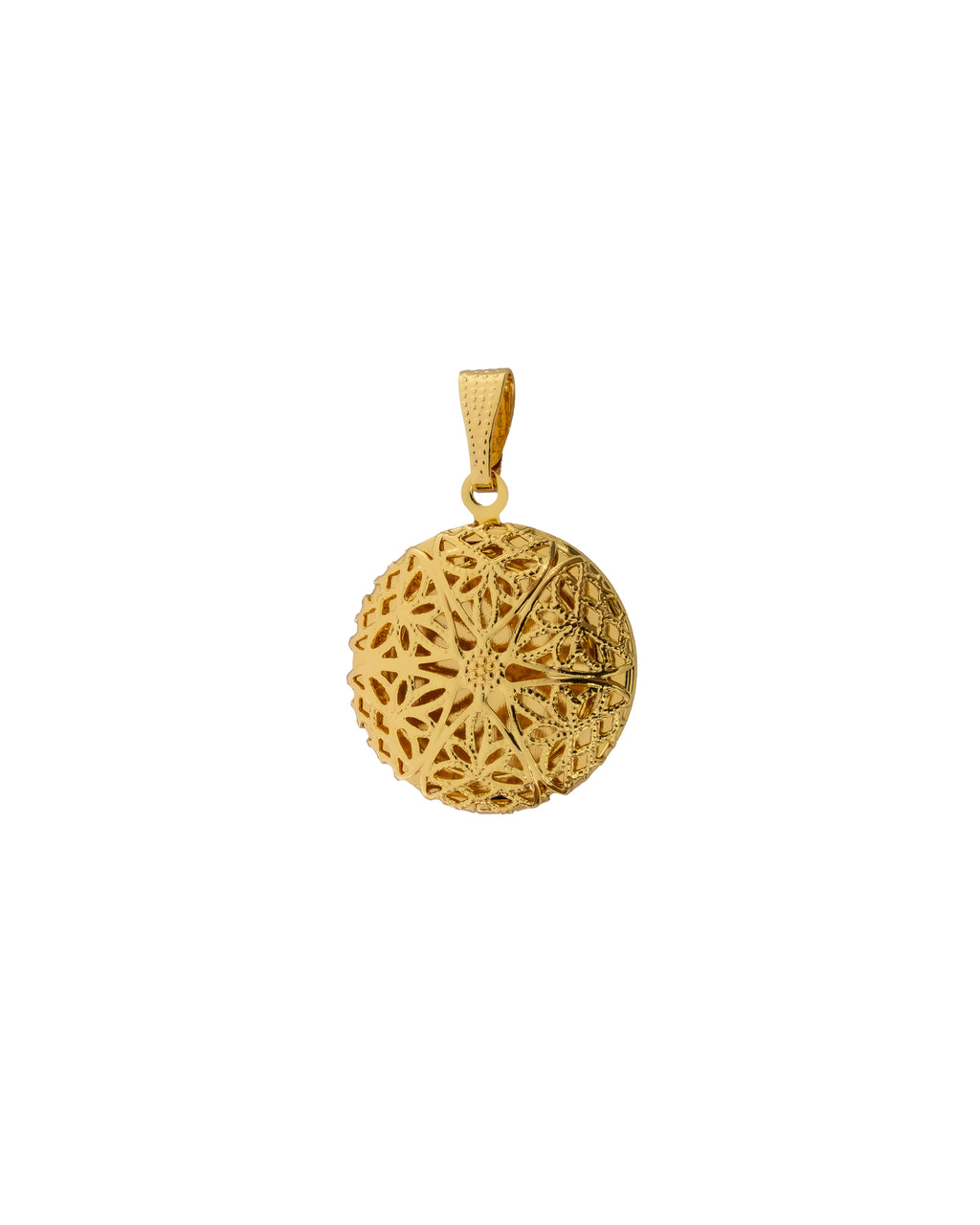 DIJE DE RELICARIO M6 ORO LAMINADO