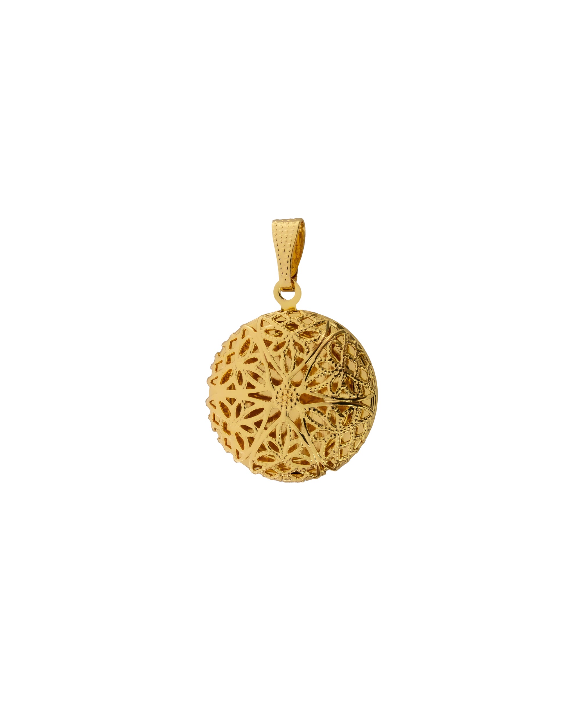 DIJE DE RELICARIO M6 ORO LAMINADO