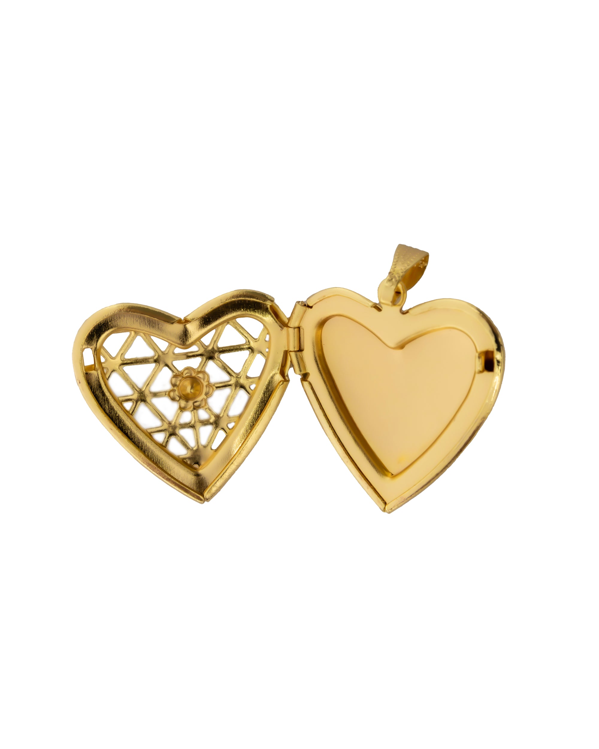 DIJE DE RELICARIO M7 ORO LAMINADO
