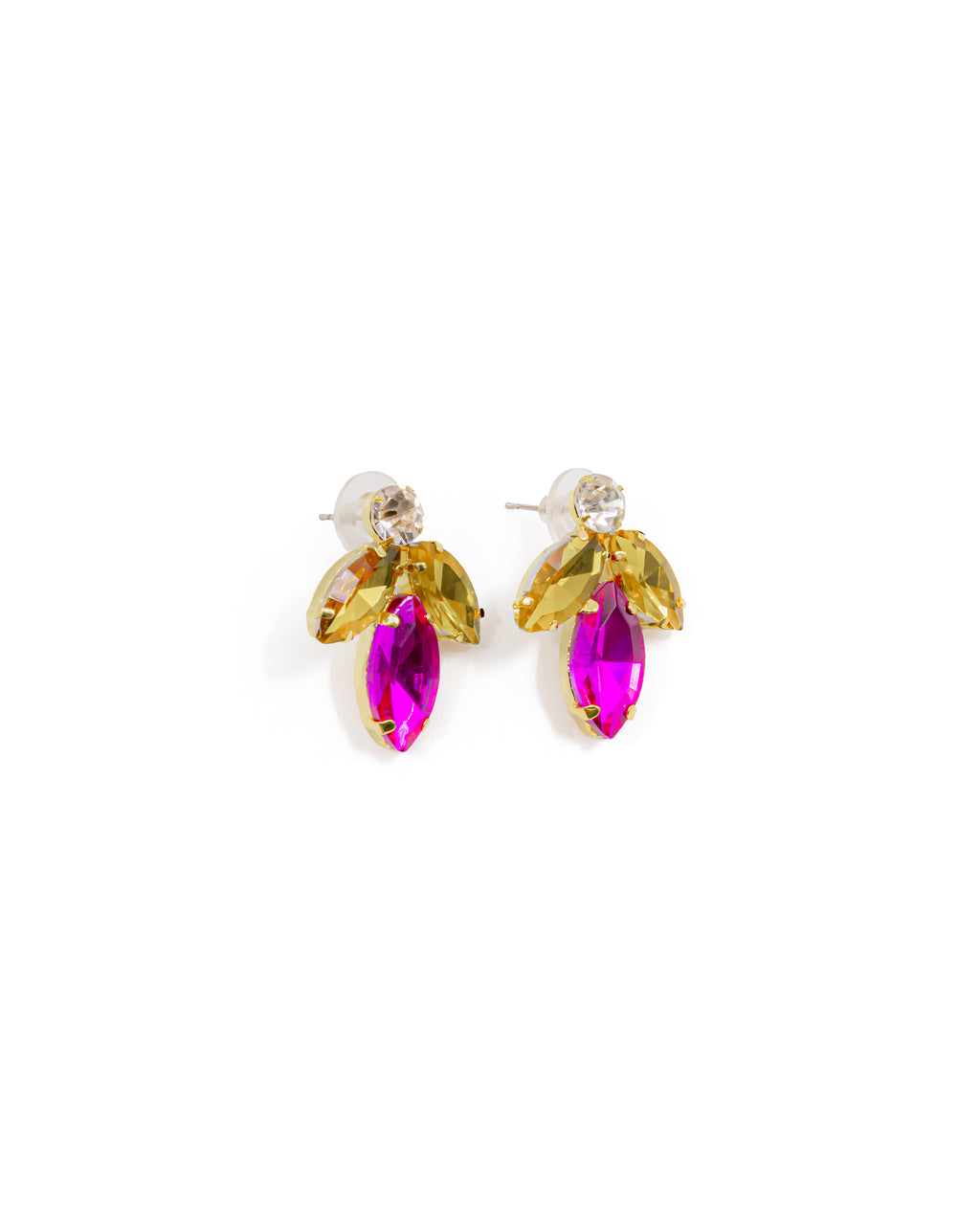 Conjuntos Dorados con Piedras - M46 Oro Laminado