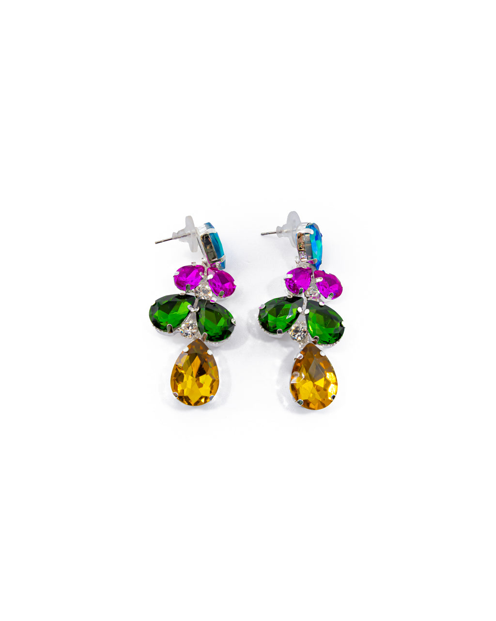 Conjuntos Plateados con Piedras - M65 Oro Laminado