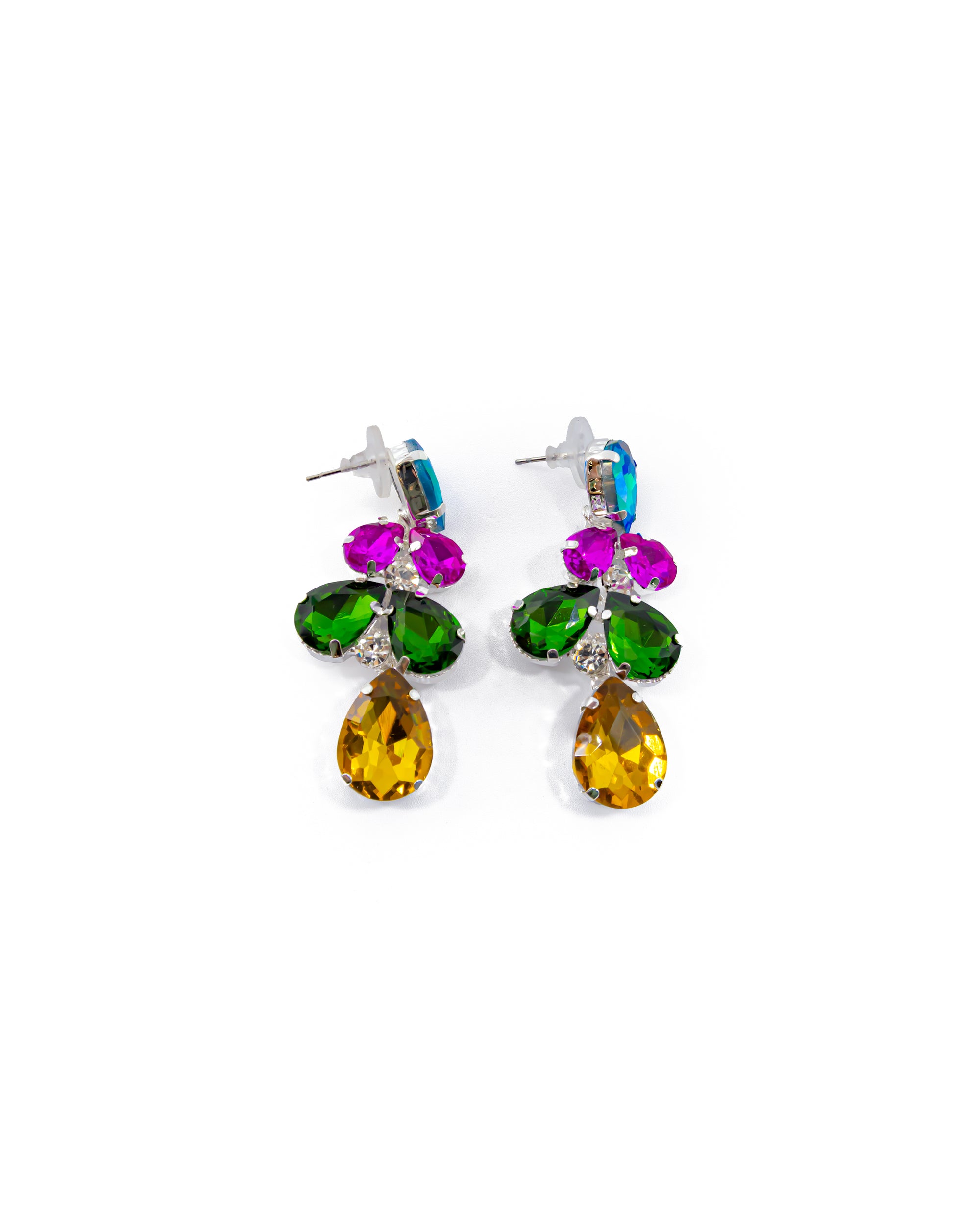 Conjuntos Plateados con Piedras - M65 Oro Laminado