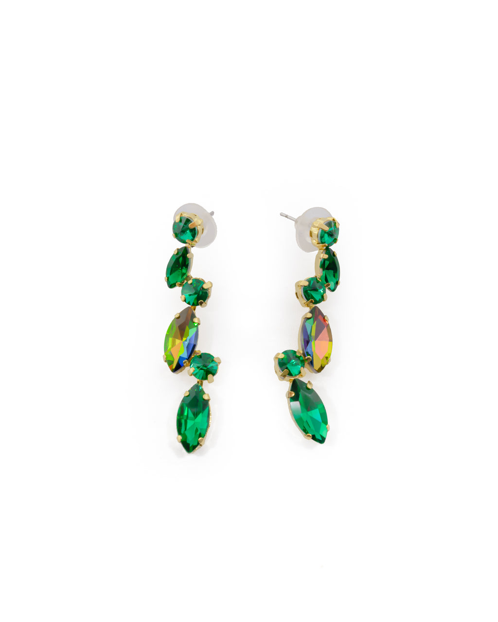 Conjuntos Dorados con Piedras - M81 Oro Laminado