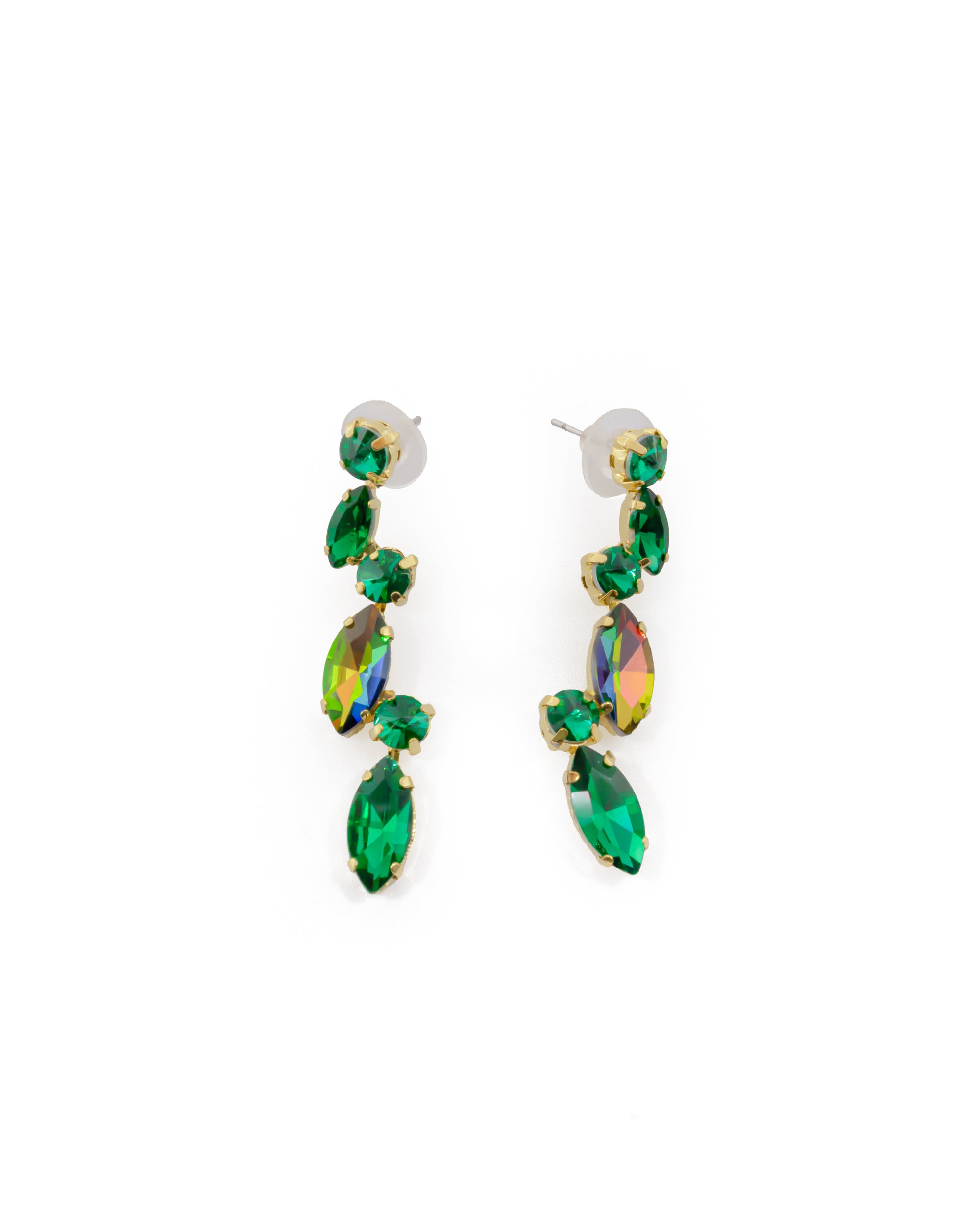 Conjuntos Dorados con Piedras - M81 Oro Laminado