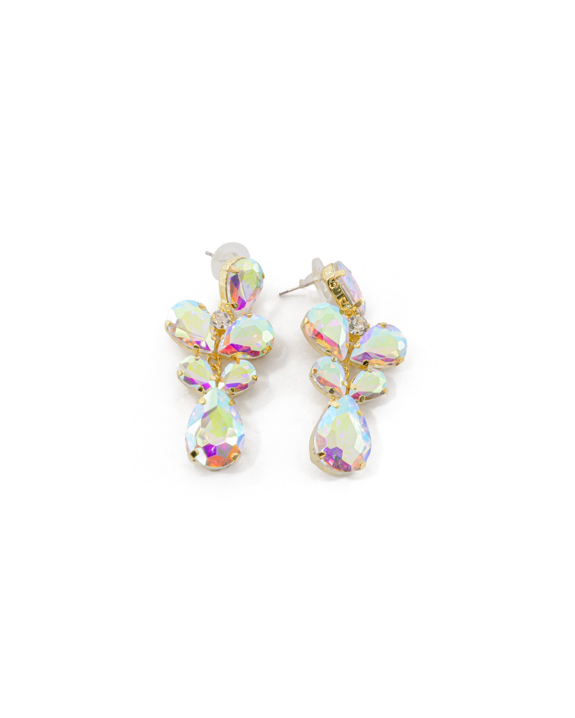 Conjuntos Dorados con Piedras - M66 Oro Laminado