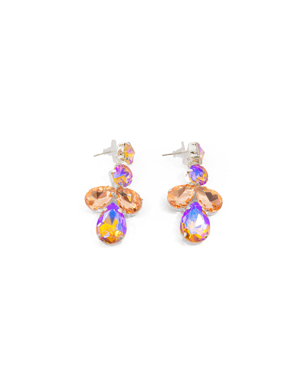 Conjuntos Plateados con Piedras - M70 Oro Laminado