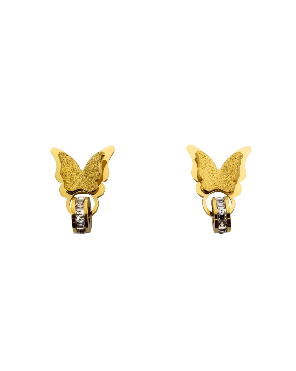 ARETES HUGGIES Dorados M2 ORO LAMINADO