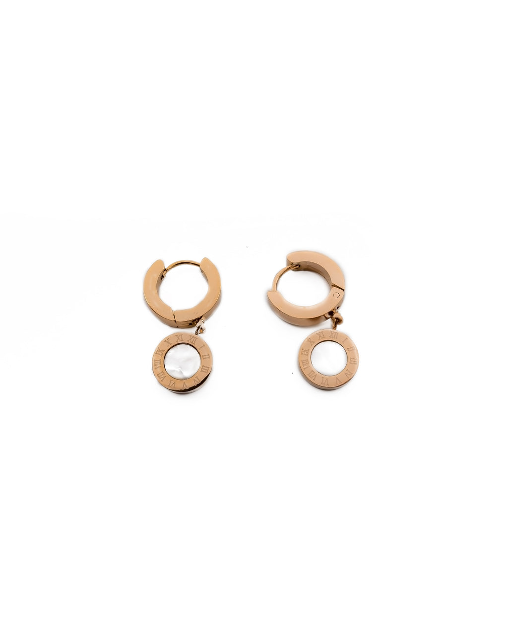 ARETES HUGGIES M3 ORO LAMINADO