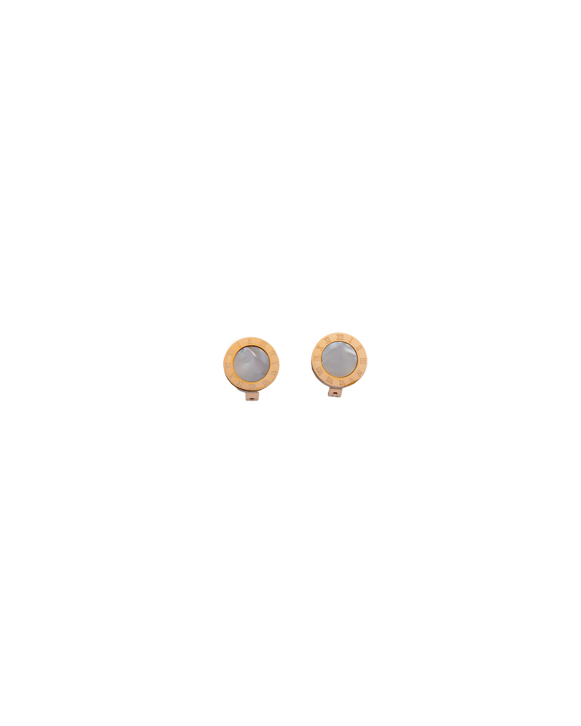 ARETES HUGGIES M4 ORO LAMINADO