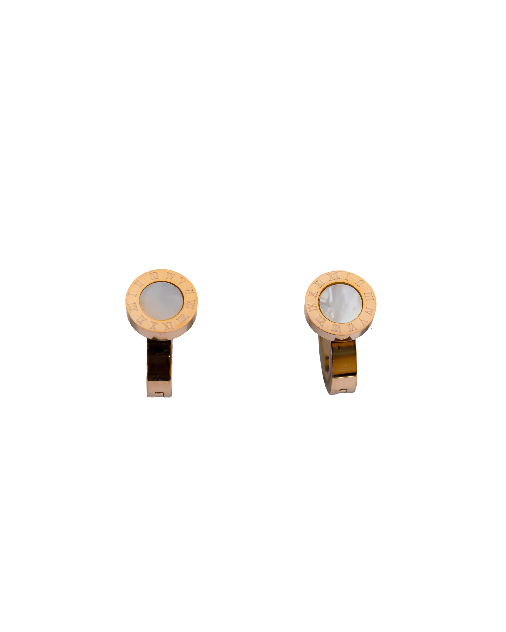 ARETES HUGGIES M4 ORO LAMINADO