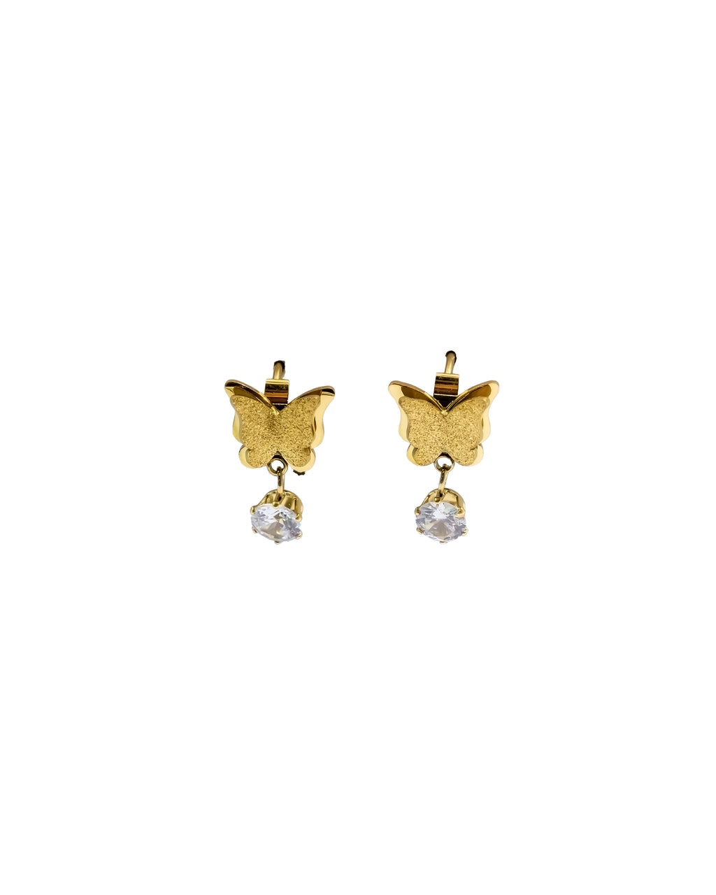 ARETES HUGGIES M5 Oro Laminado