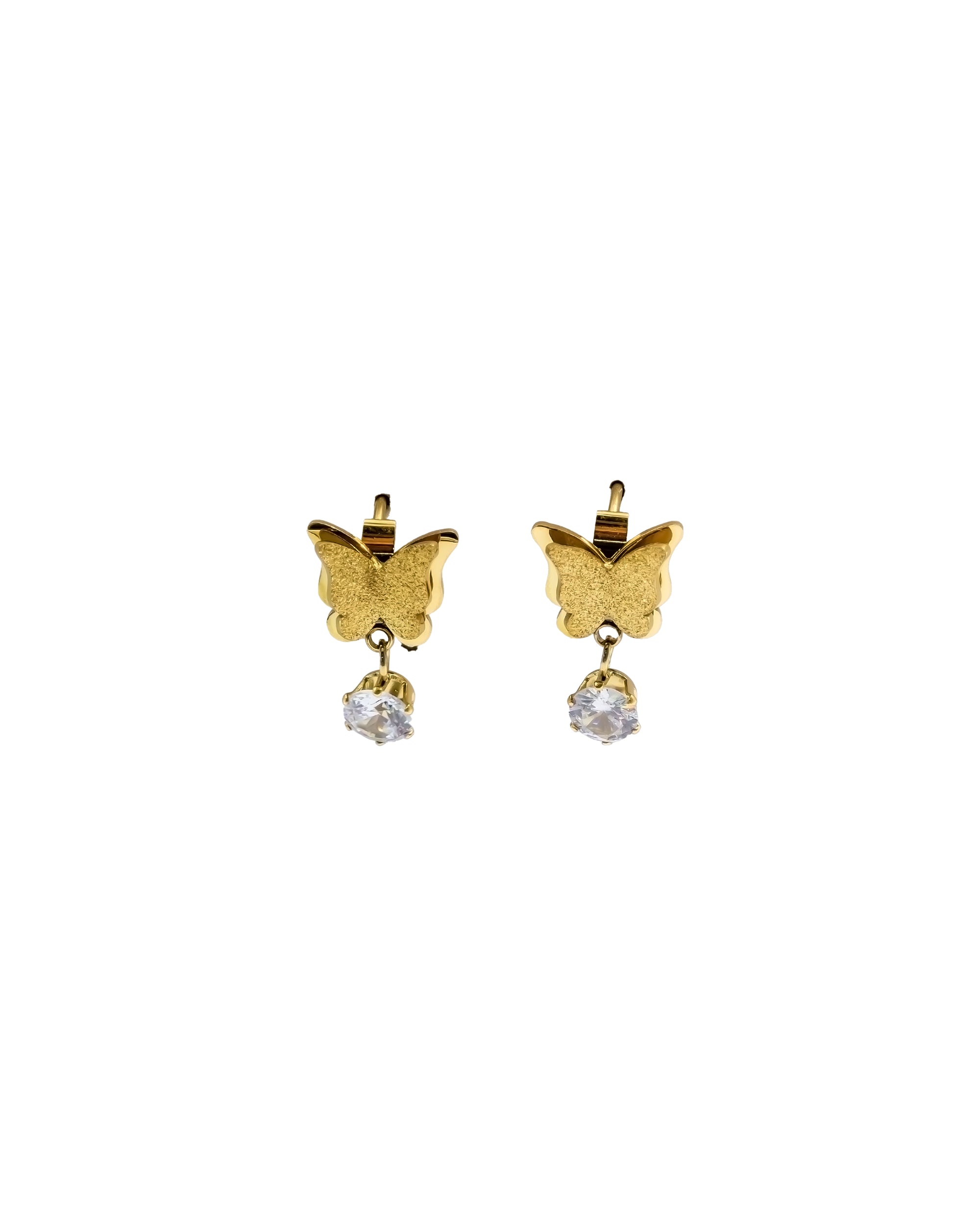 ARETES HUGGIES M5 Oro Laminado