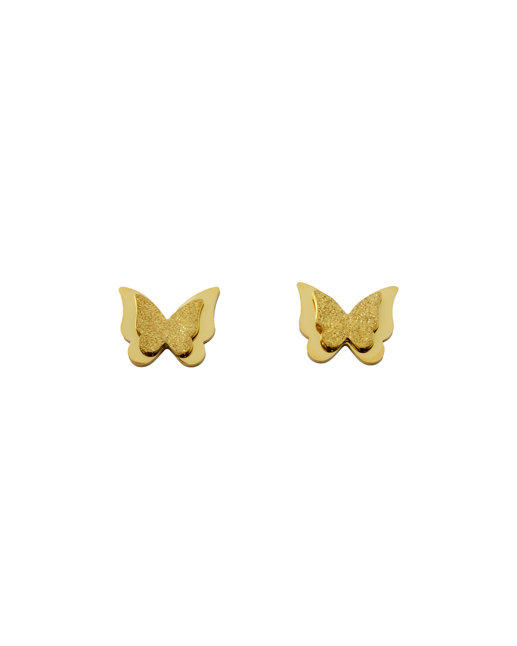 ARETES HUGGIES M5 Oro Laminado