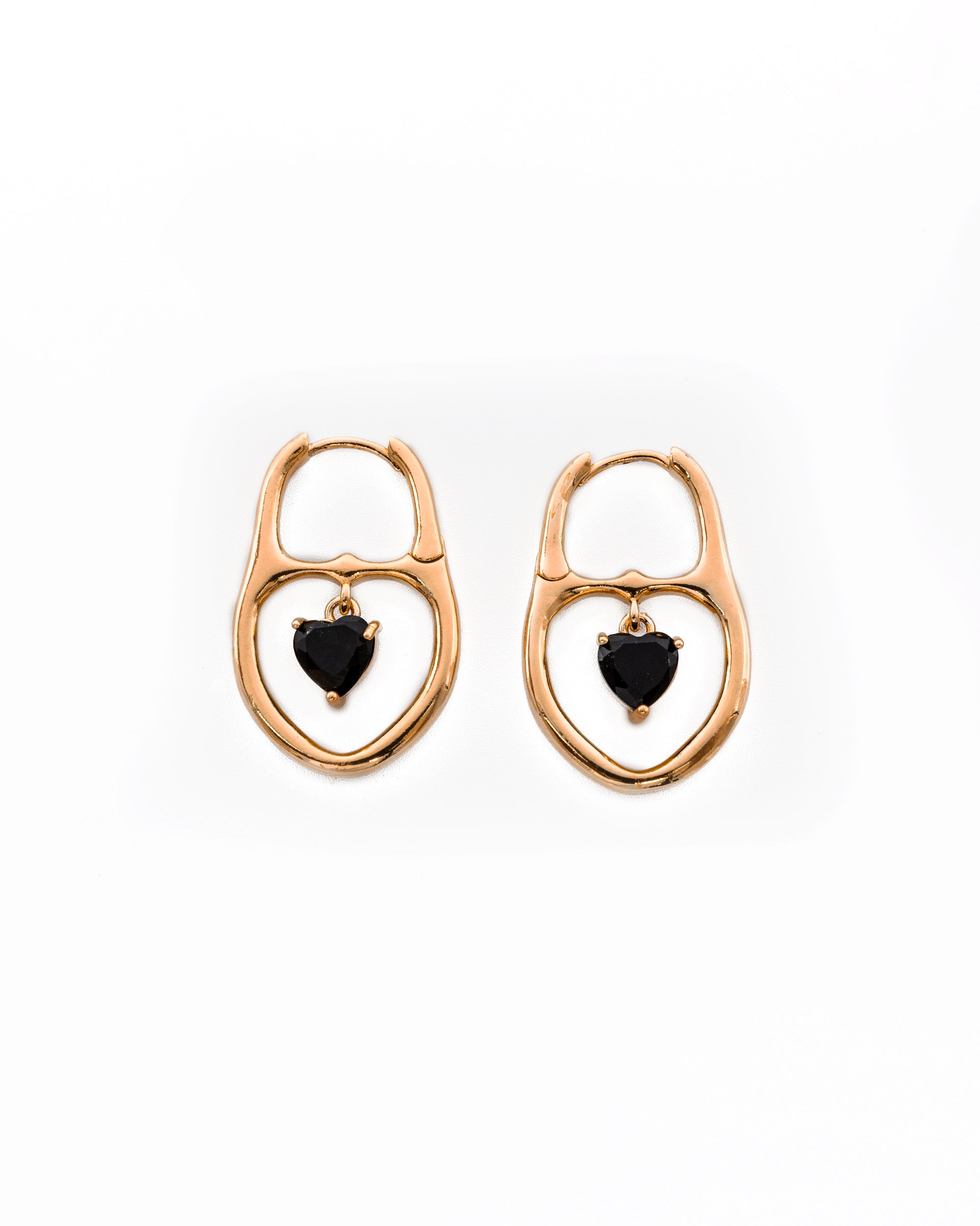 Aretes con Dije M1 ORO LAMINADO