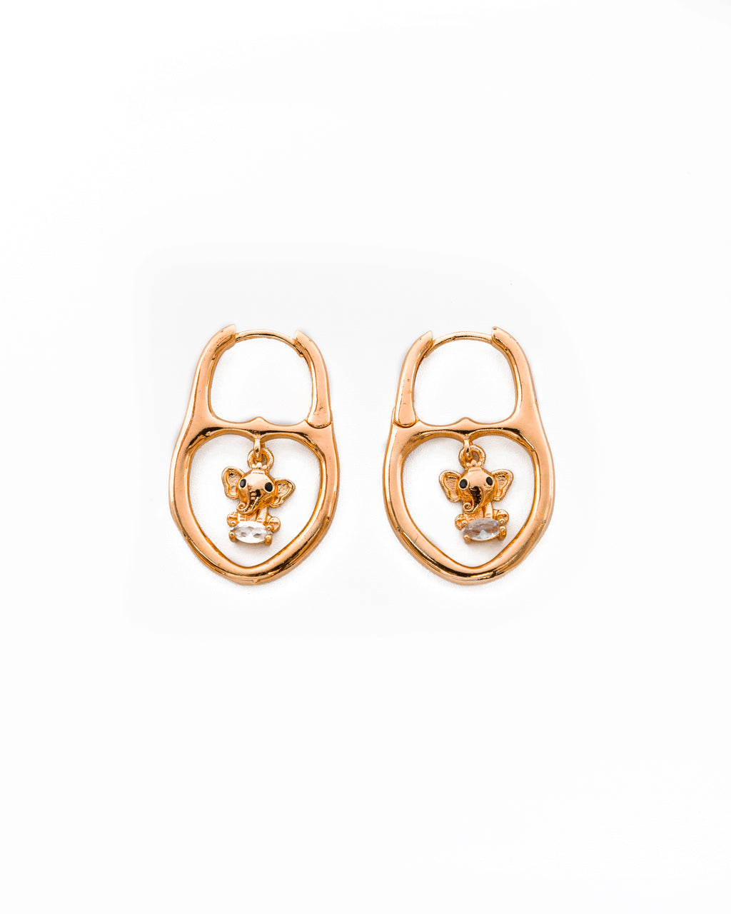 Aretes con Dije M1 ORO LAMINADO