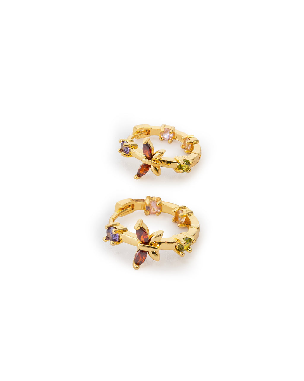 Aretes Huggies Dorados M3 ORO LAMINADO