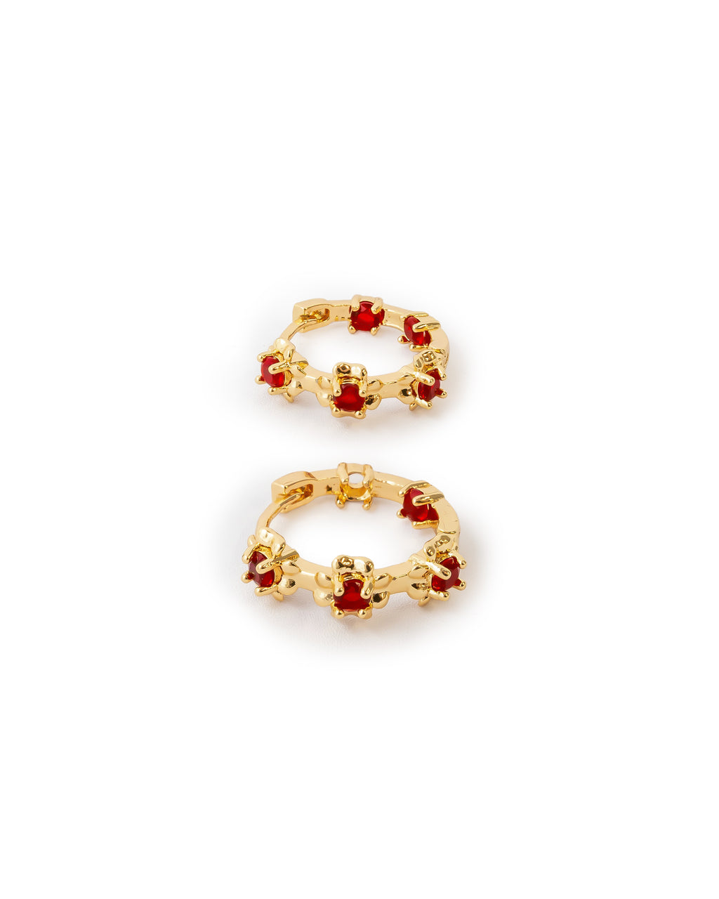 Aretes Huggies Dorados M3 ORO LAMINADO