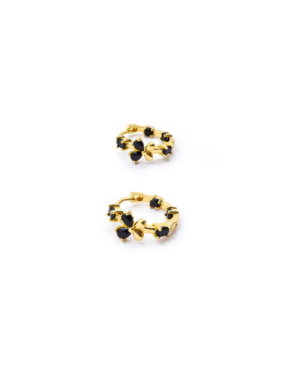 Aretes Huggies Dorados M4 ORO LAMINADO