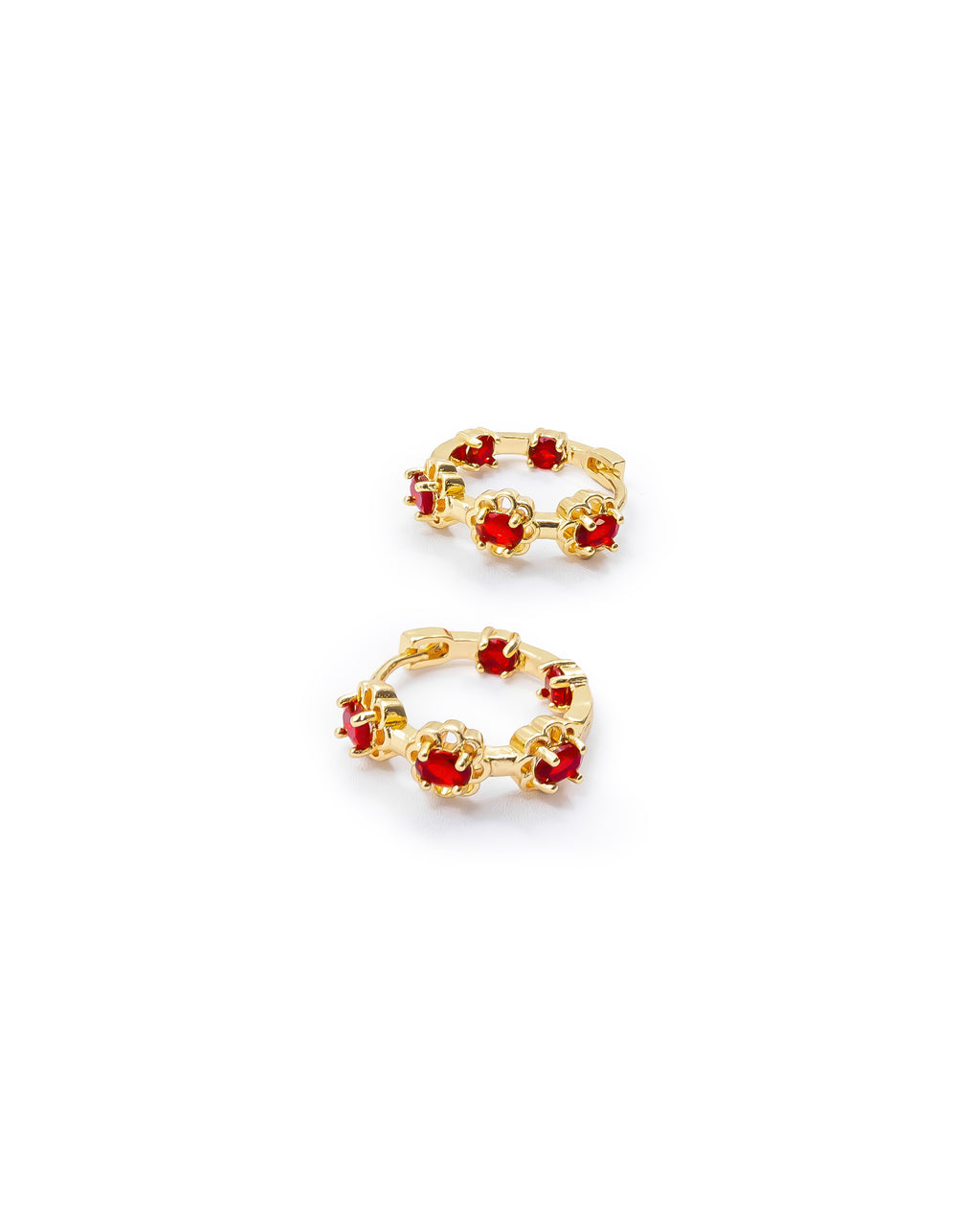 Aretes Huggies Dorados M5 Oro Laminado