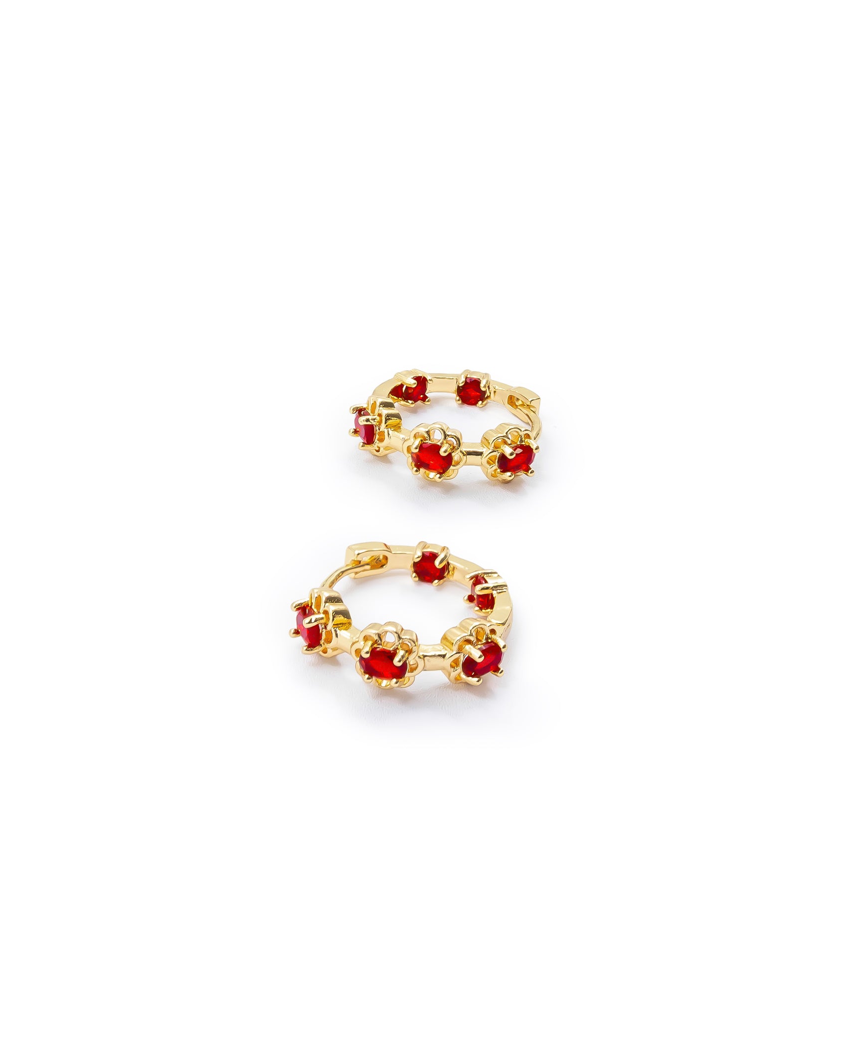 Aretes Huggies Dorados M5 Oro Laminado