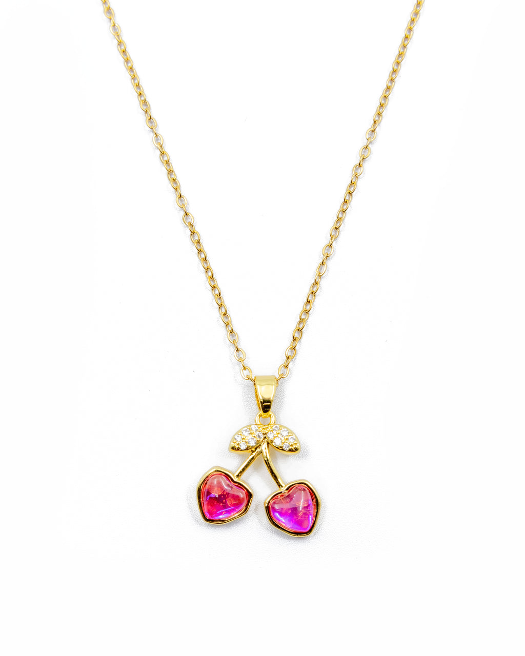 Collar de Cereza - M41 Oro Laminado