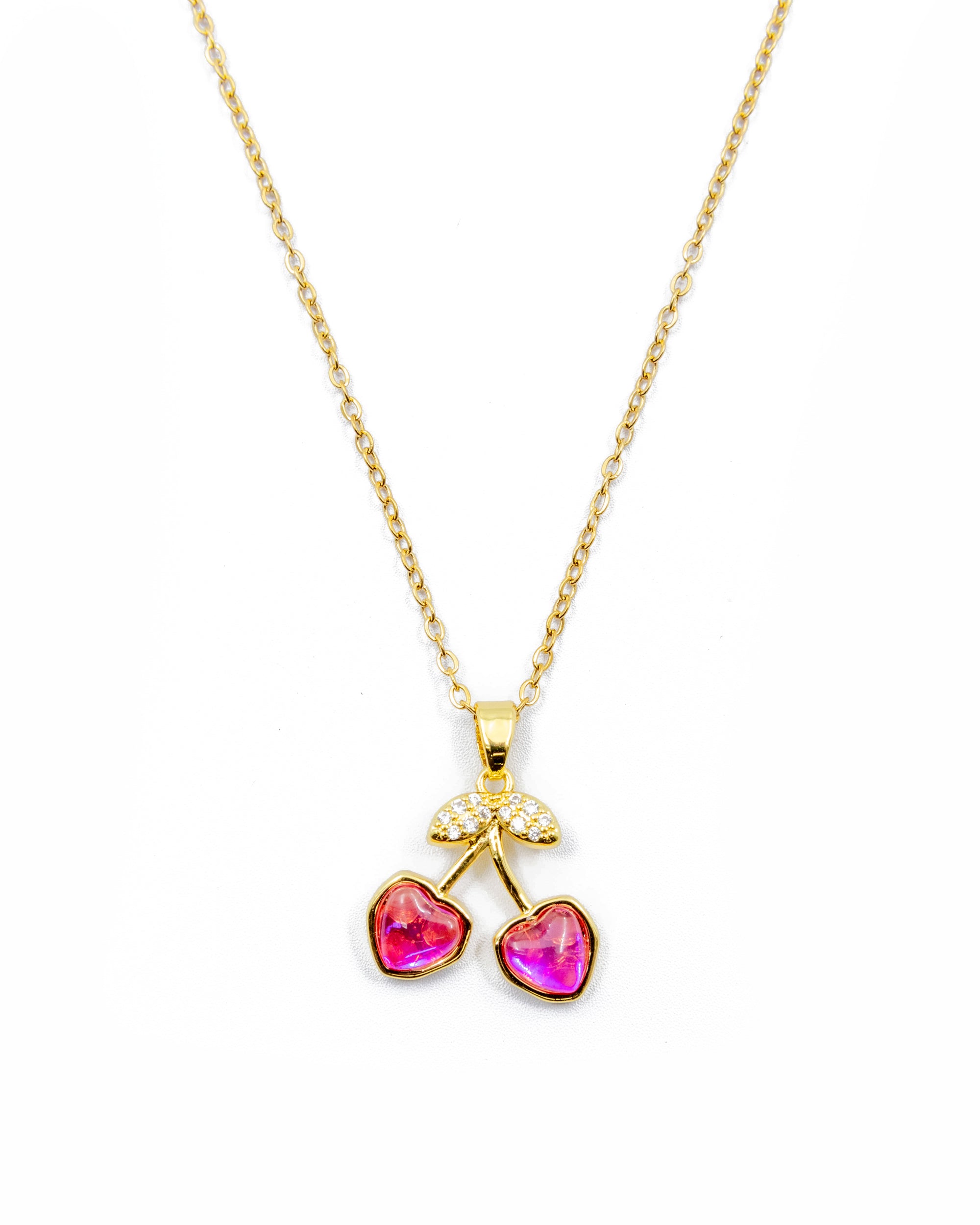 Collar de Cereza - M41 Oro Laminado