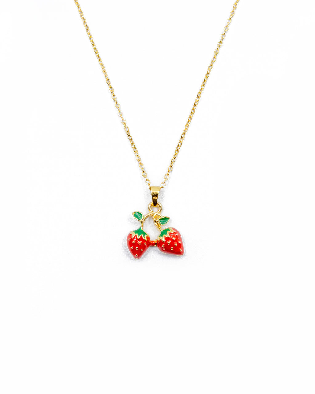 Collar de Fresa - M28 Oro Laminado