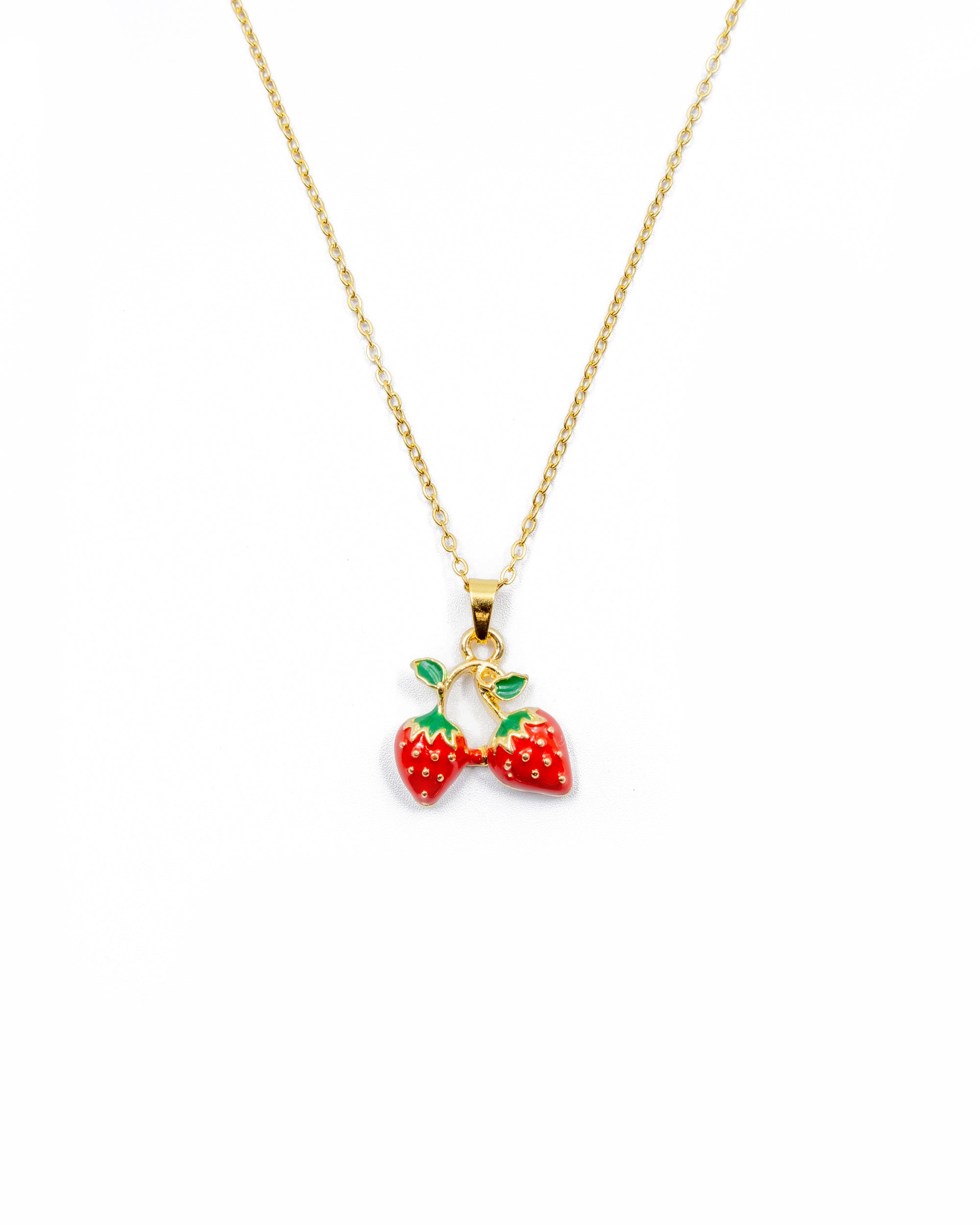 Collar de Fresa - M28 Oro Laminado
