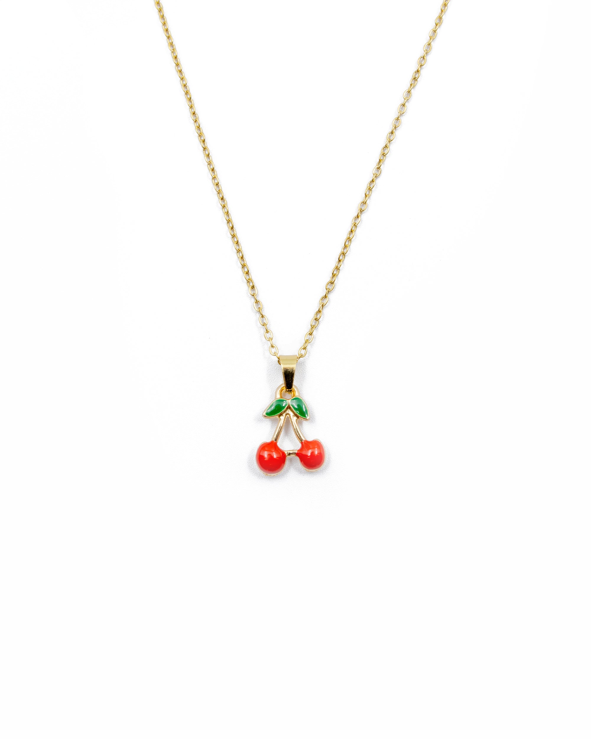 Collar de Cereza - M32 Oro Laminado